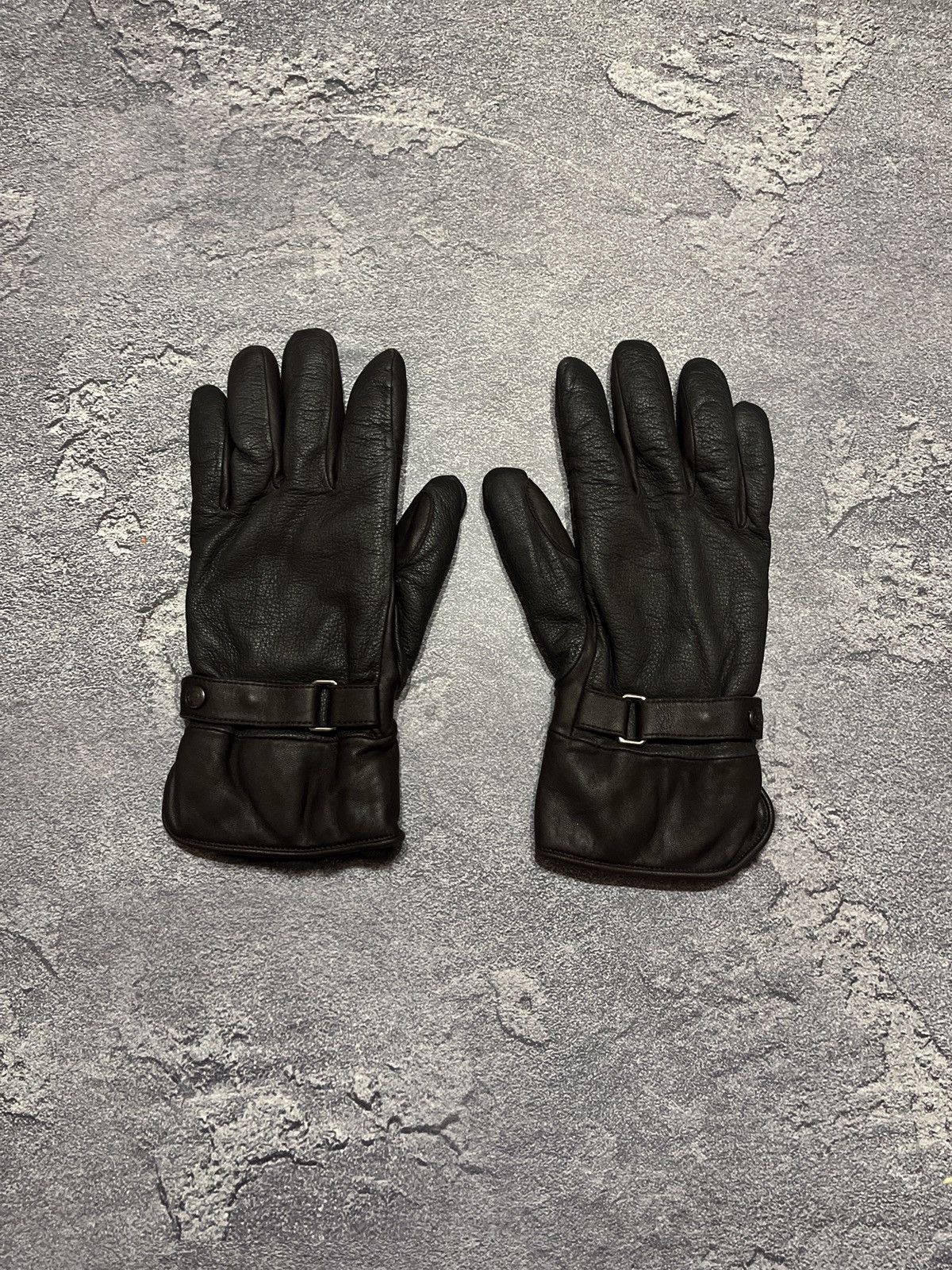 Longchamp Longchamp Leather LuxFur Elegance Gloves Made in Philippines Size ONE SIZE - 1 Thumbnail