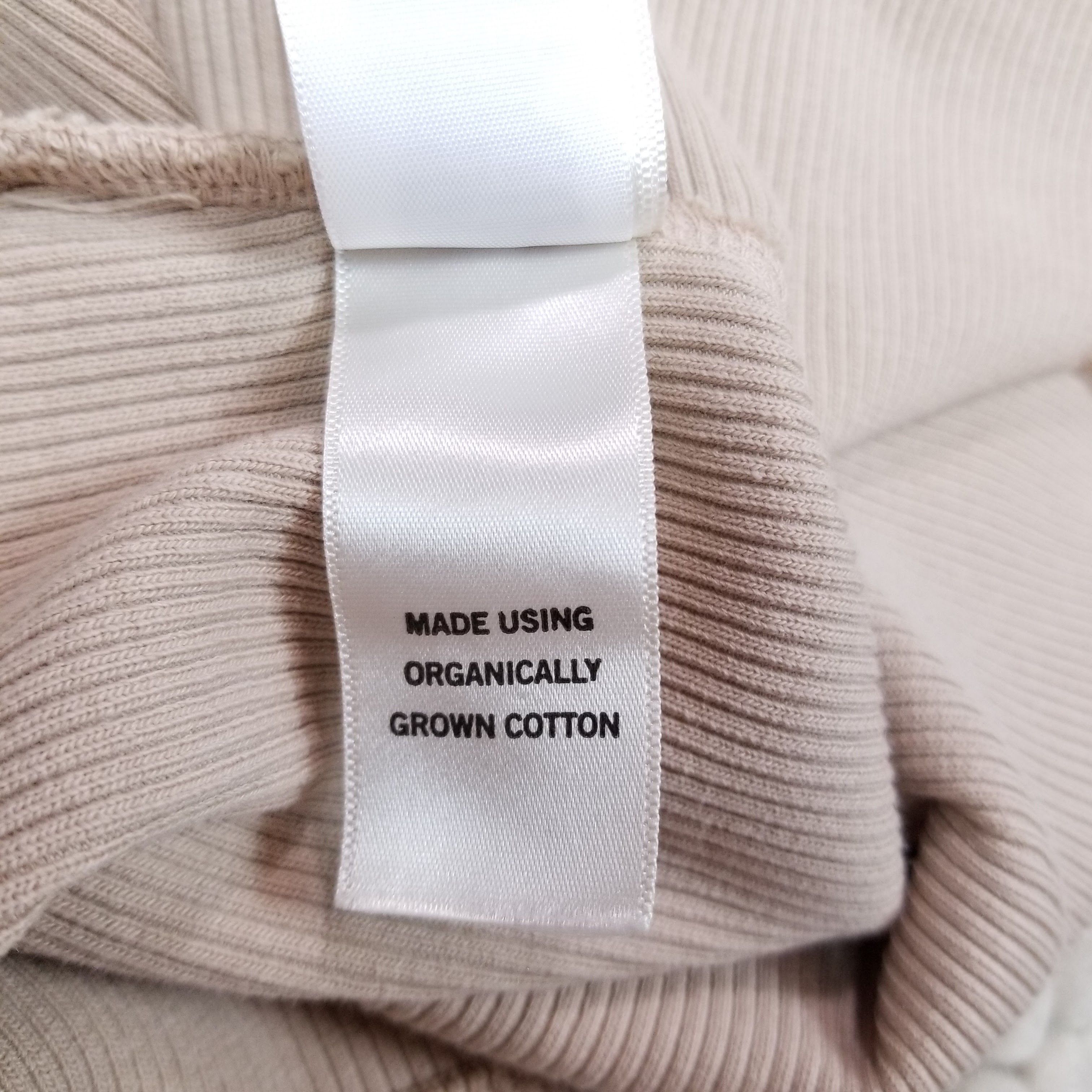 Agolde Rib Tank Latte Sz Small Size S / US 4 / IT 40 - 9 Thumbnail