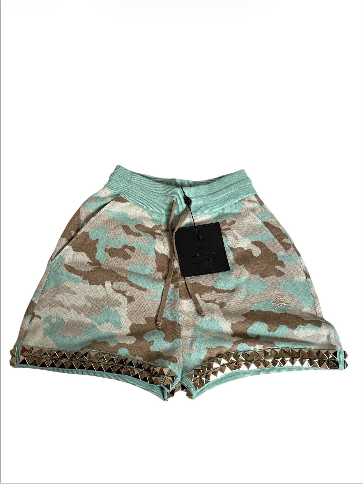 Philipp Plein Philipp Plein camouflage drawstring shorts size S Size 26" / US 2 / IT 38 - 1 Thumbnail