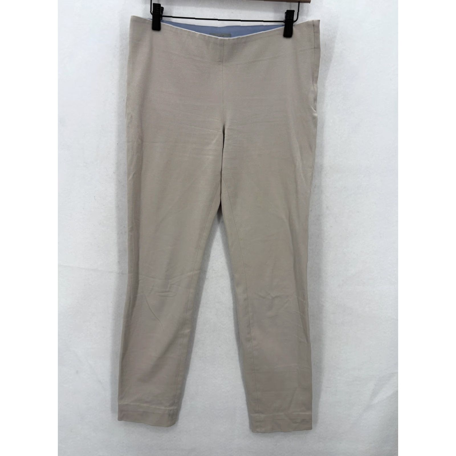 Cos COS Pants Womens 10 Beige Cotton Stretch Slim Side Zip Ankle Trousers Chino Pants Women Slim Ankle Beige Cotton Spandex Workwear 10 Womens Size 32" / US 10 / IT 46 - 2 Thumbnail