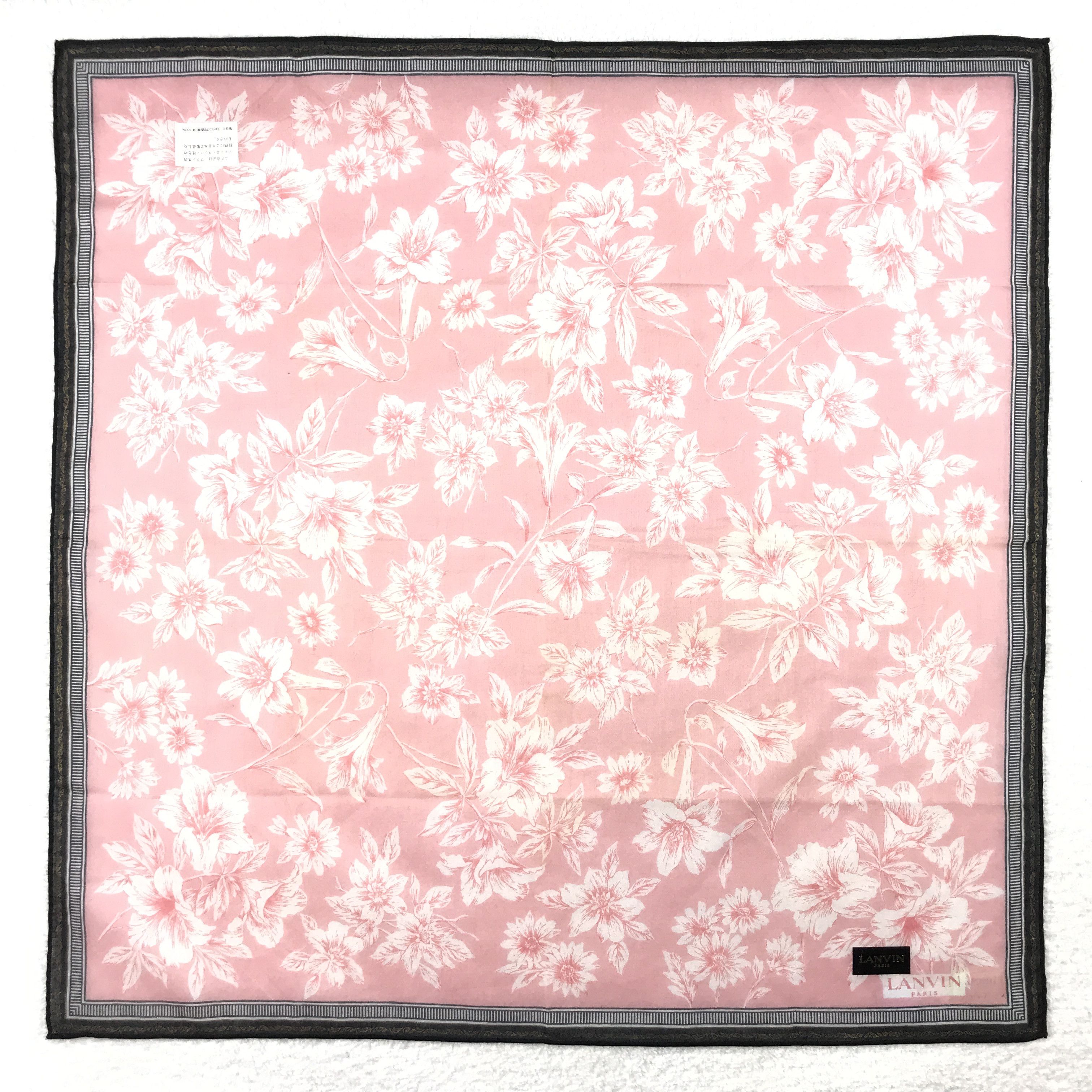 Designer × Lanvin × Vintage Vintage Lanvin Bandana Neckerchief Handkerchief Size ONE SIZE - 1 Thumbnail