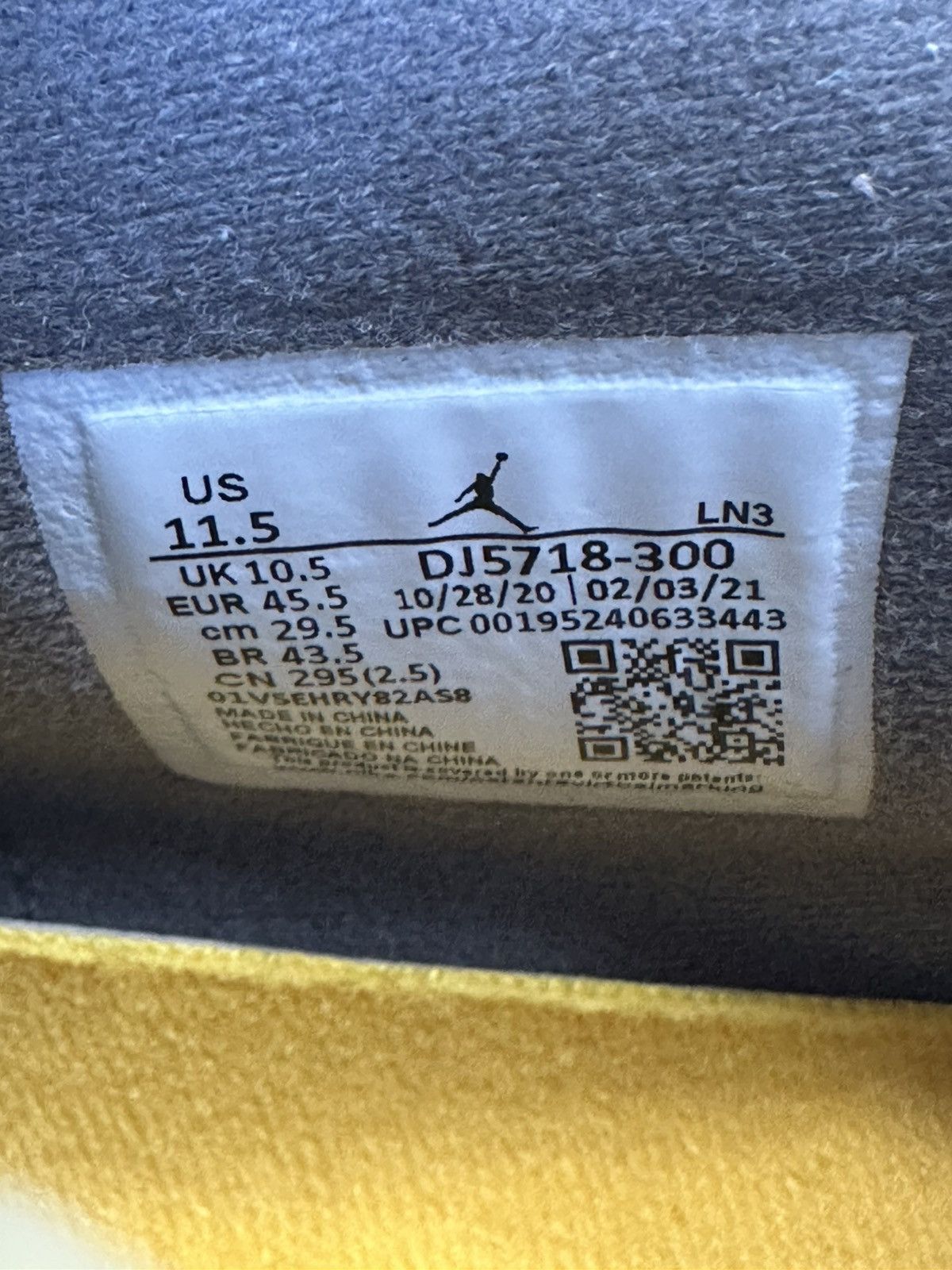 Jordan Brand Air Jordan 4 SP “ Union Desert Moss” **PRE-OWNED** Size US 11.5 / EU 44-45 - 7 Thumbnail