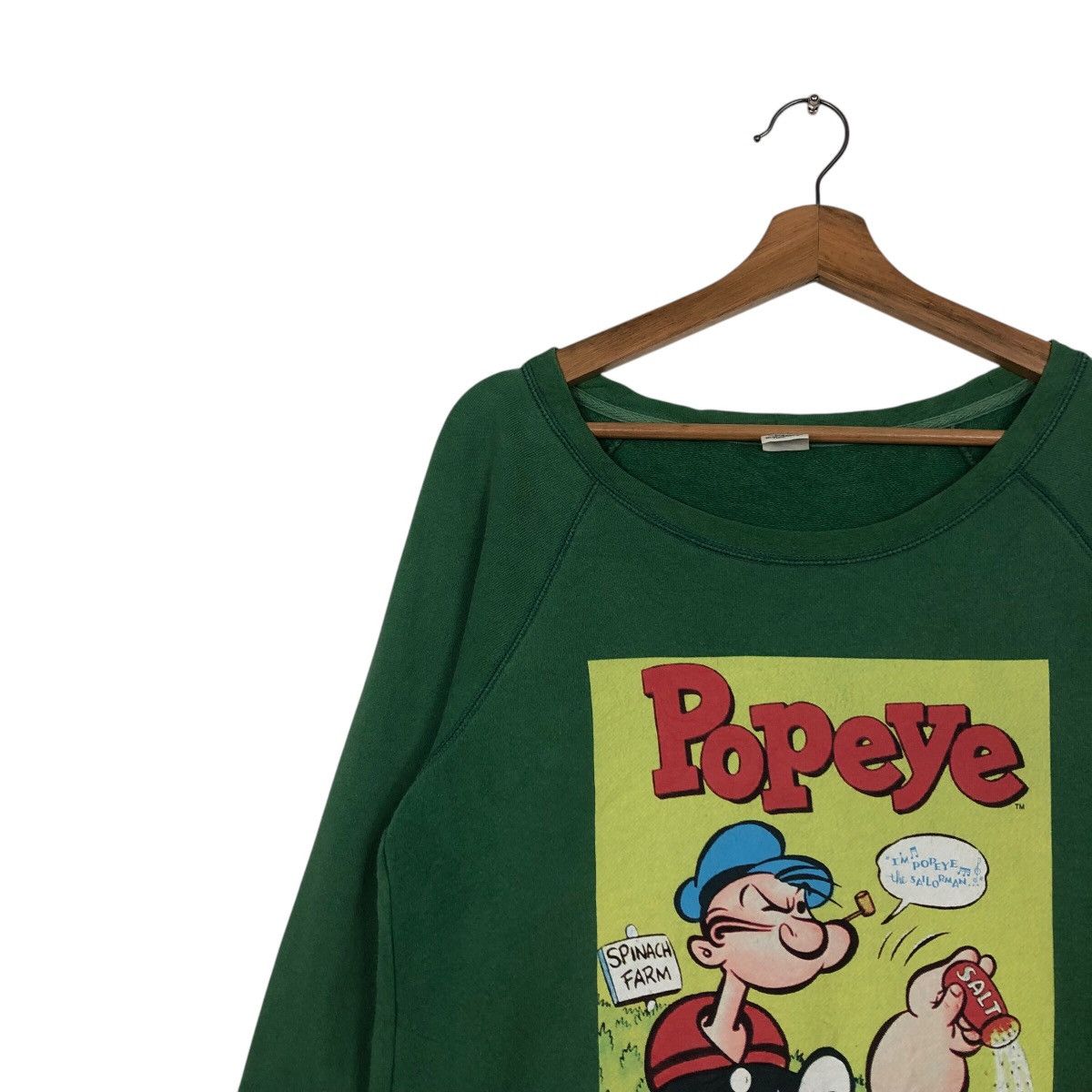 Cartoon Network 📌Vintage Cartoon Popeye Sweatshirt Big Logo Design Size US L / EU 52-54 / 3 - 8 Thumbnail