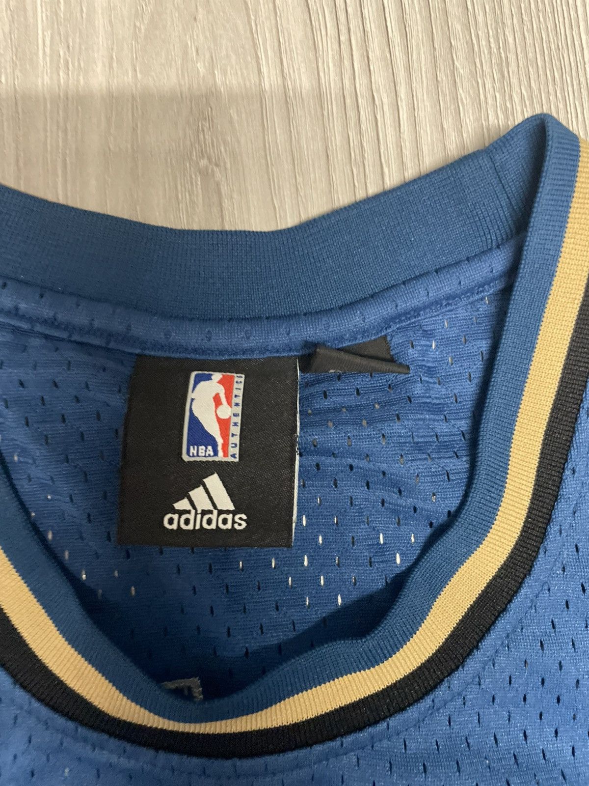 Adidas Vintage Adidas Washington Wizzards #0 Gilbert Arenas NBA Size US S / EU 44-46 / 1 - 10 Thumbnail