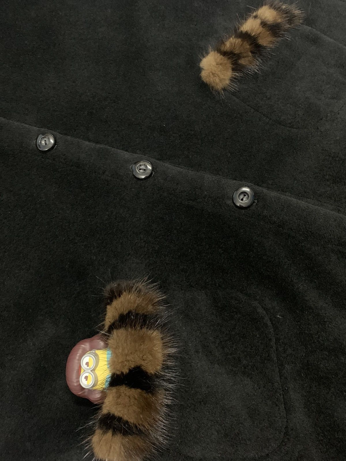 Japanese Brand Vintage Japanese Brand Mink Fur Wool Oversized Jacket Size L / US 10 / IT 46 - 7 Thumbnail