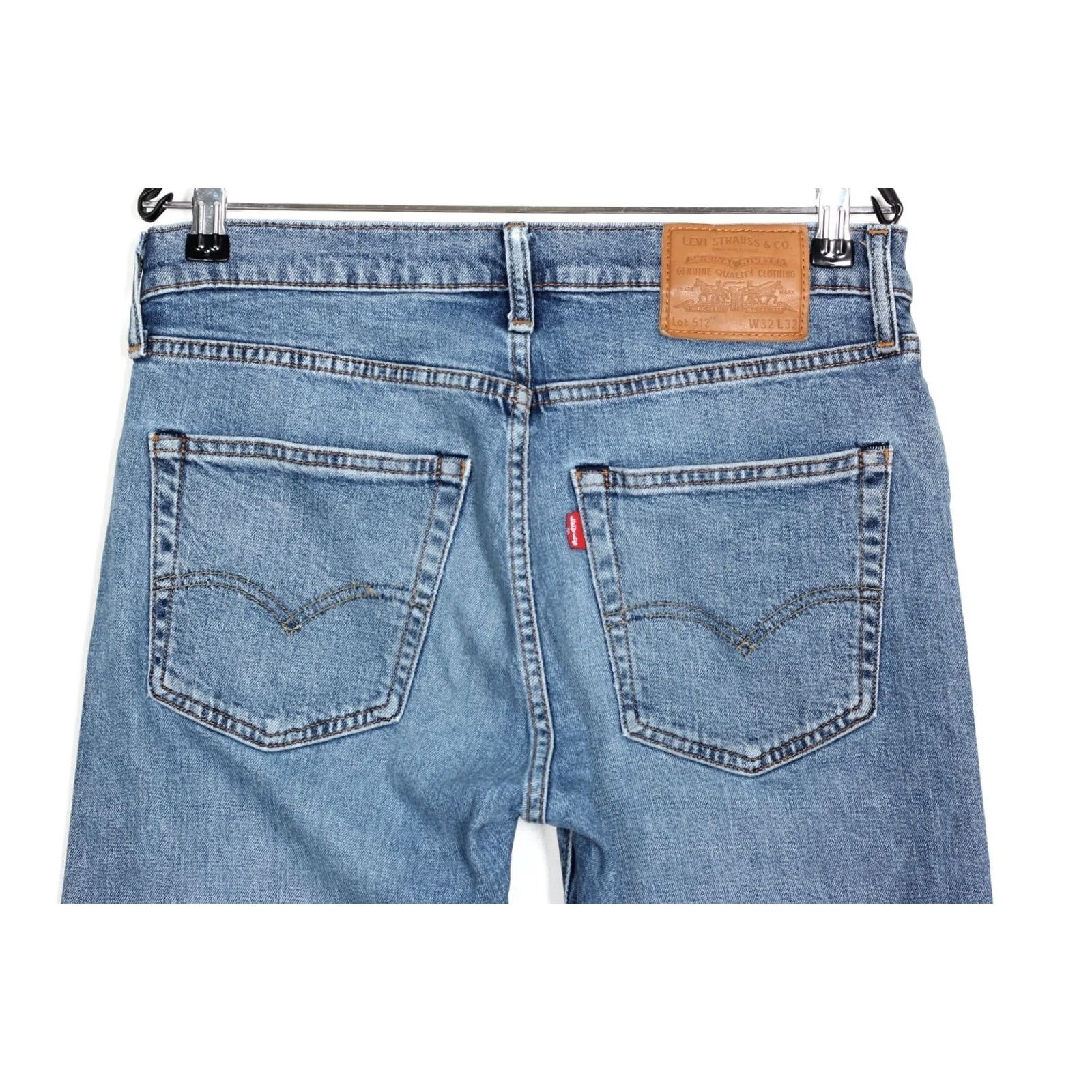 Levi's LEVI’S PREMIUM 512 Slim Tapered Jeans Men Size W32 ~L29 Stretch Big E DZ8185 Size US 32 / EU 48 - 3 Thumbnail