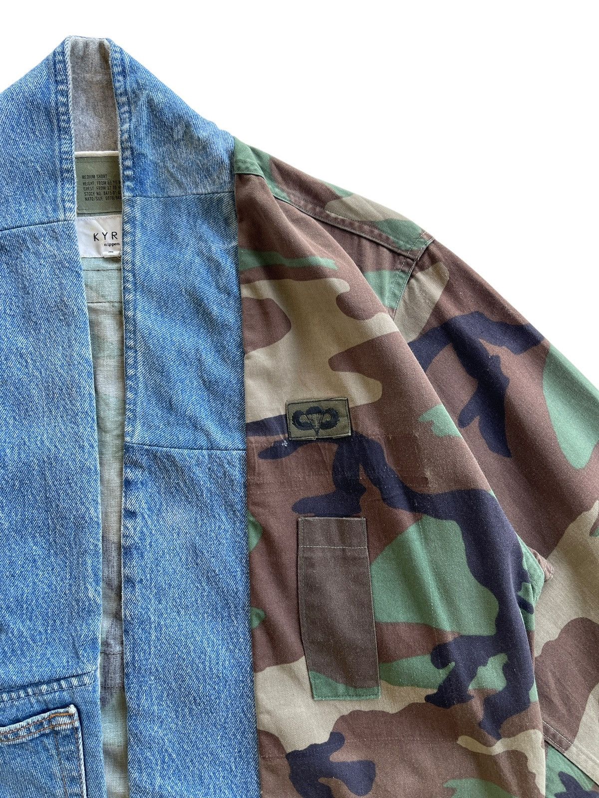 Vintage KYRA Camouflage Remake Visvim Style Kimono Jacket Size US M / EU 48-50 / 2 - 7 Thumbnail