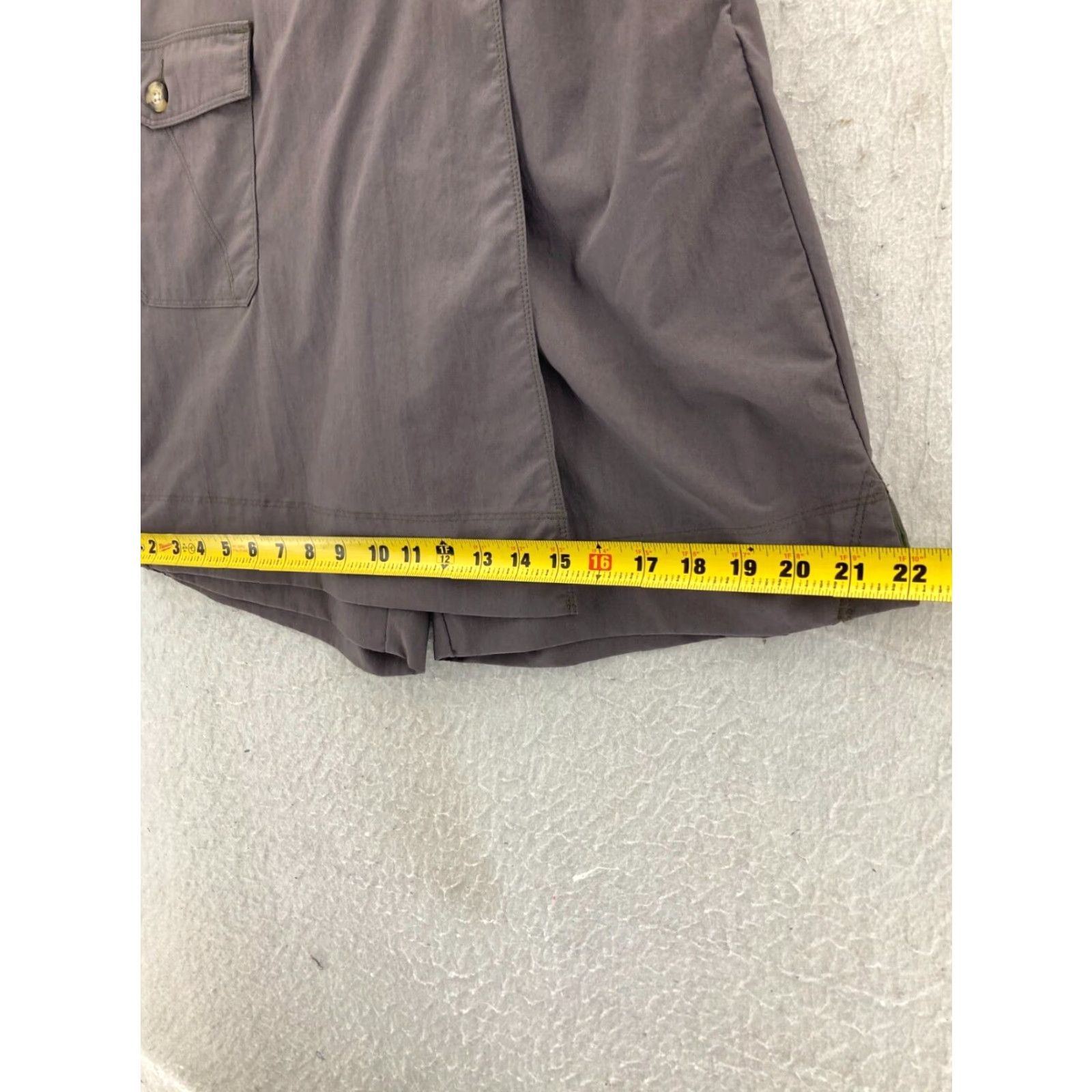 Vintage Columbia GRT Hiking Skirt Womens Small Gray Lined Belted Casual Outdoors Size 28" / US 6 / IT 42 - 3 Thumbnail
