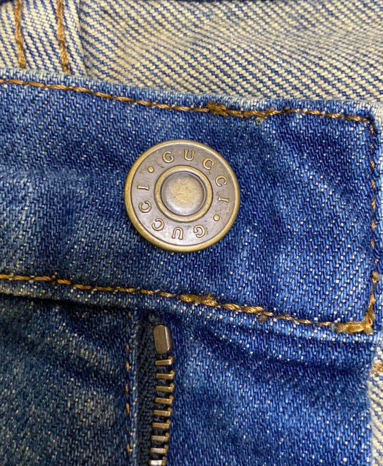 Gucci Embroidered MidRise Skinny Jeans for Women-2506 Size 35" - 3 Thumbnail
