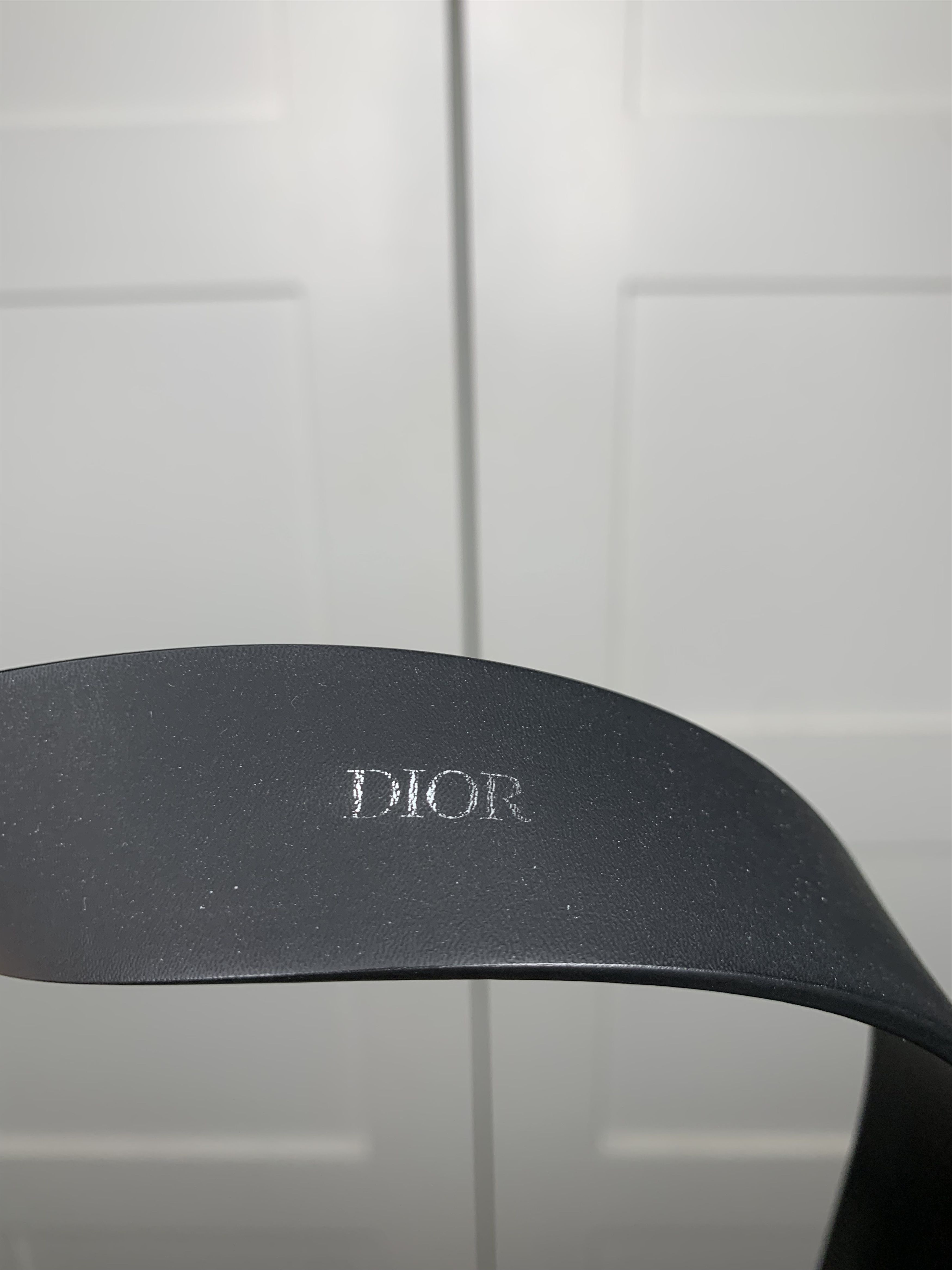 Dior Dior Logo Black Belt Size 32 - 5 Thumbnail