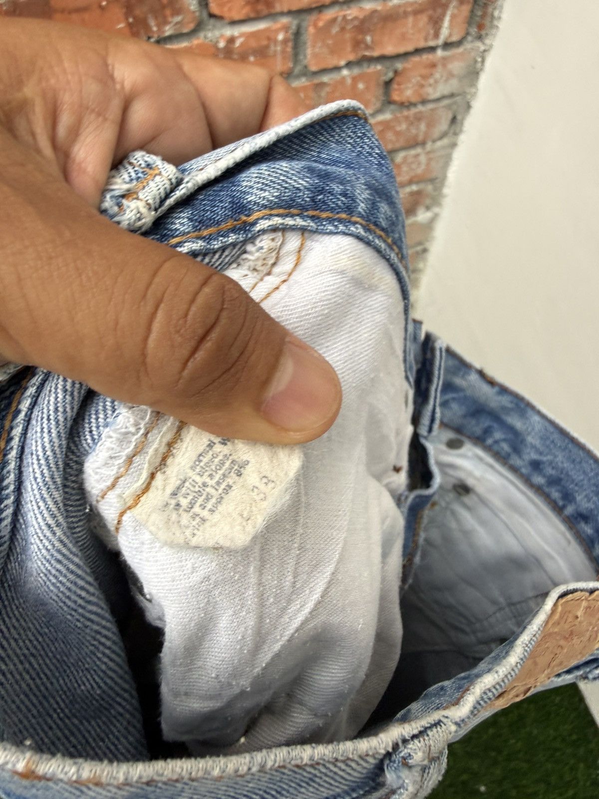 Levi's Vintage Clothing W30x34 Vintage levi’s 501 redline distressed made in USA Size US 30 / EU 46 - 9 Thumbnail