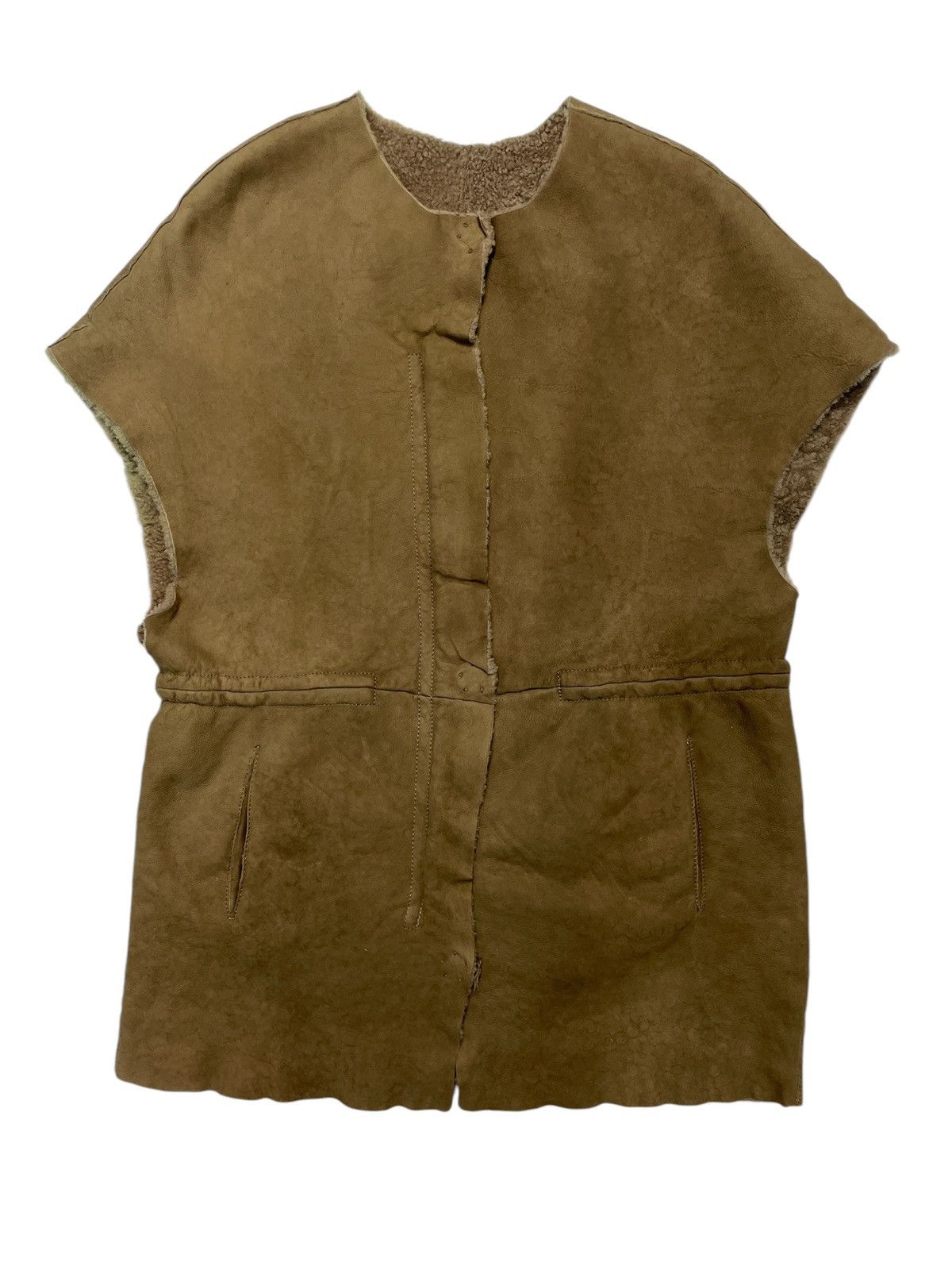Salvatore Santoro 🔥Vintage Salvatore Santoro Sleeveless Leather🔥 Size US S / EU 44-46 / 1 - 1 Thumbnail