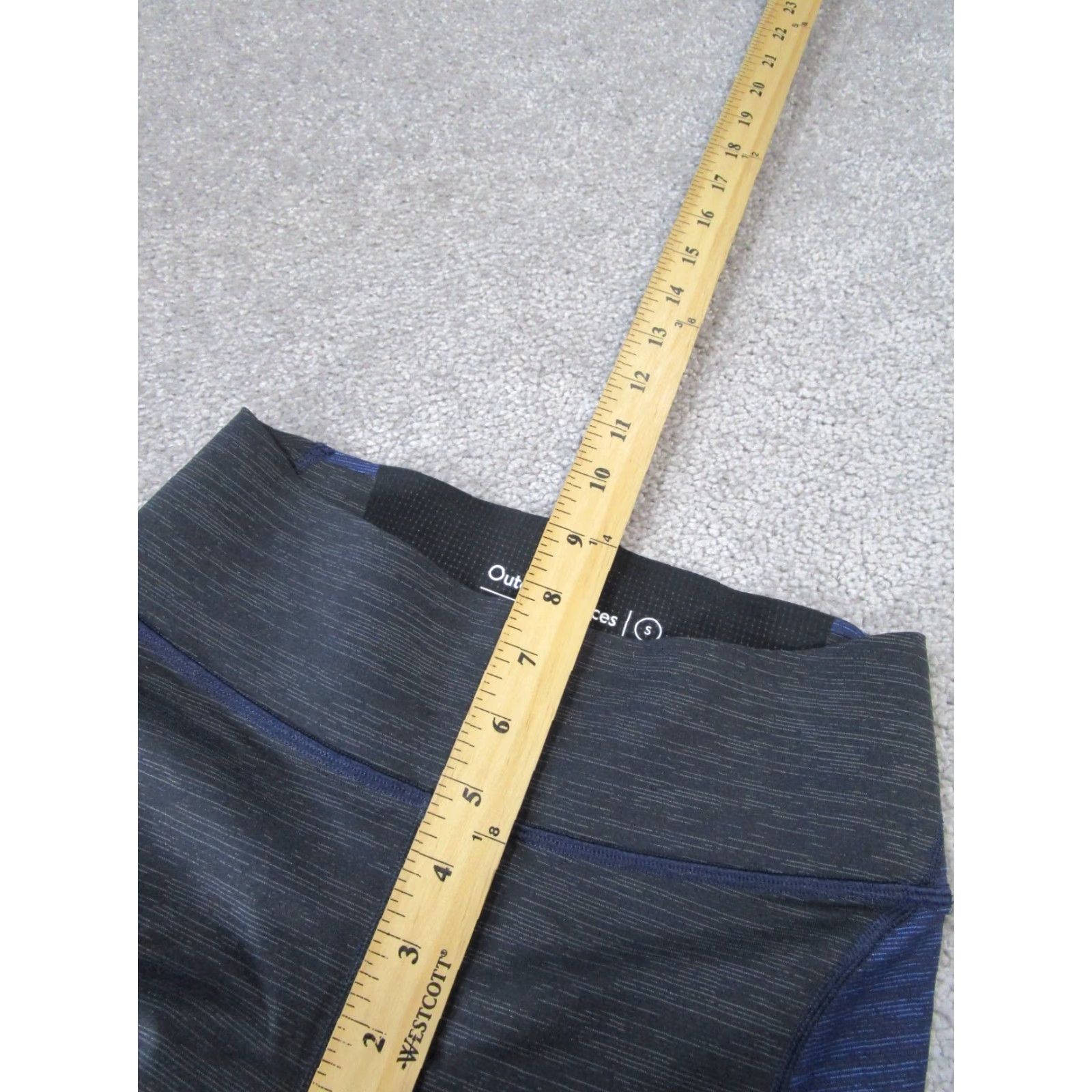 Outdoor Voices Outdoor Voices Leggings Womens Small Black & Blue Colorblock Compression Size 28" / US 6 / IT 42 - 5 Thumbnail