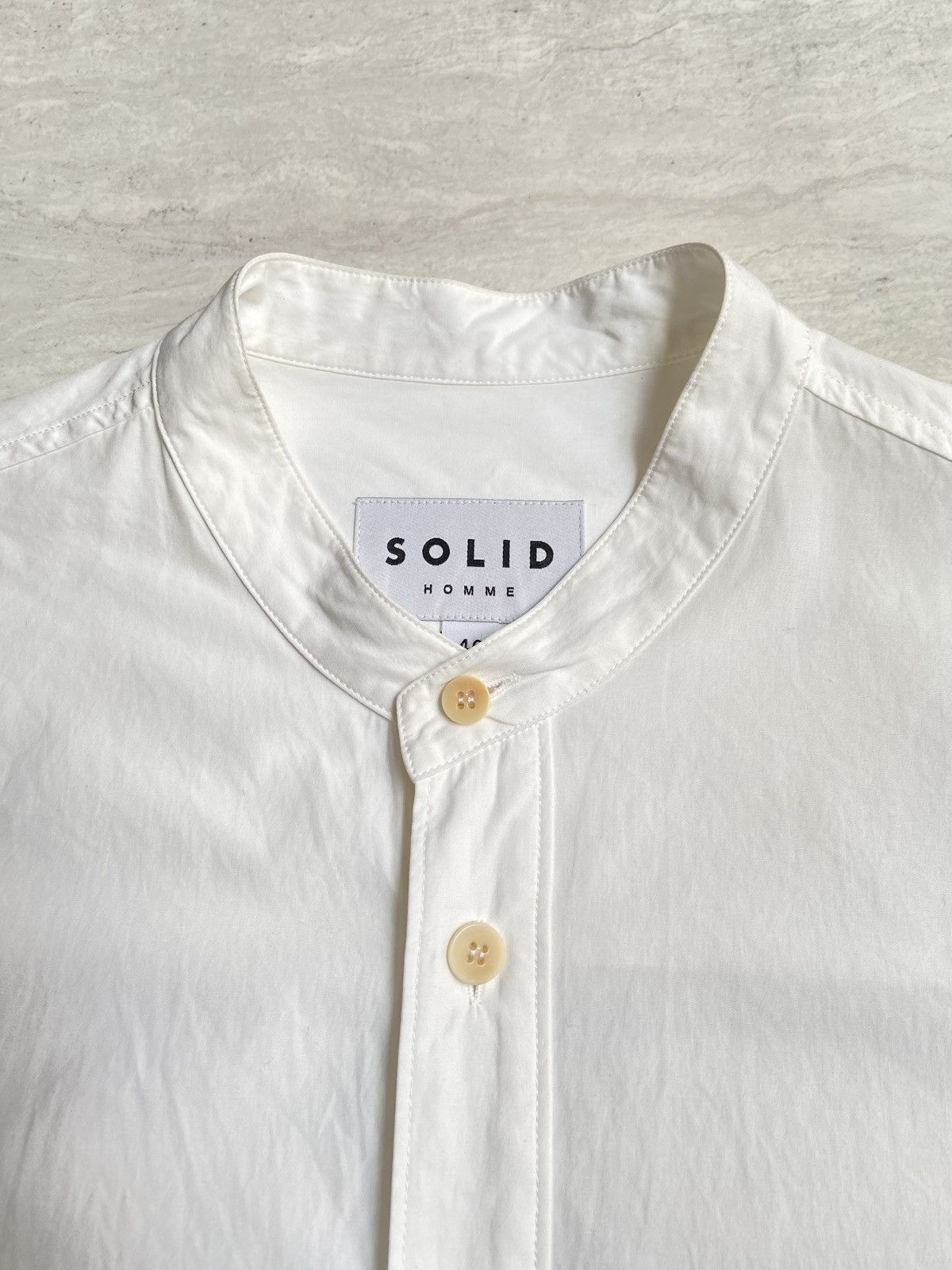 Solid Homme × Wooyoungmi SOLID HOMME White Shirt Size US L / EU 52-54 / 3 - 10 Thumbnail
