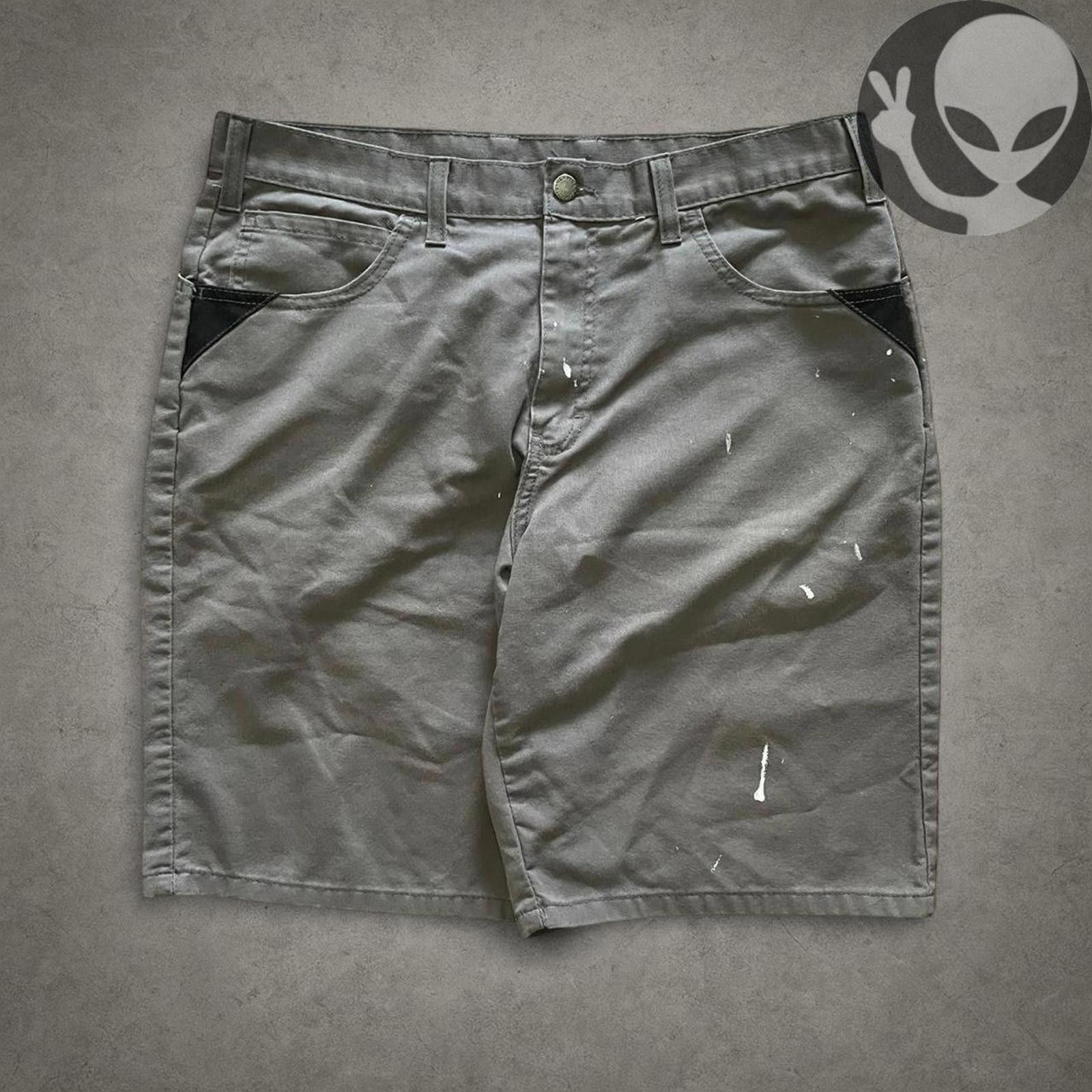 Dickies Dickies Men 34 Grey Twill Chino Pockets Distressed Size US 34 / EU 50 - 1 Thumbnail