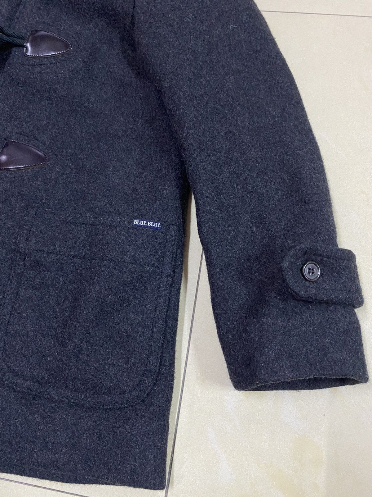 Blue Blue Japan Blue Blue Wool Jacket Distressed Size US L / EU 52-54 / 3 - 6 Thumbnail