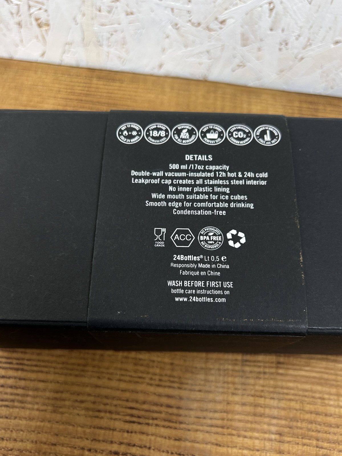 Stone Island Stone Island x 24 Bottles Flask With Nylon Metal Bag Black Size ONE SIZE - 15 Thumbnail