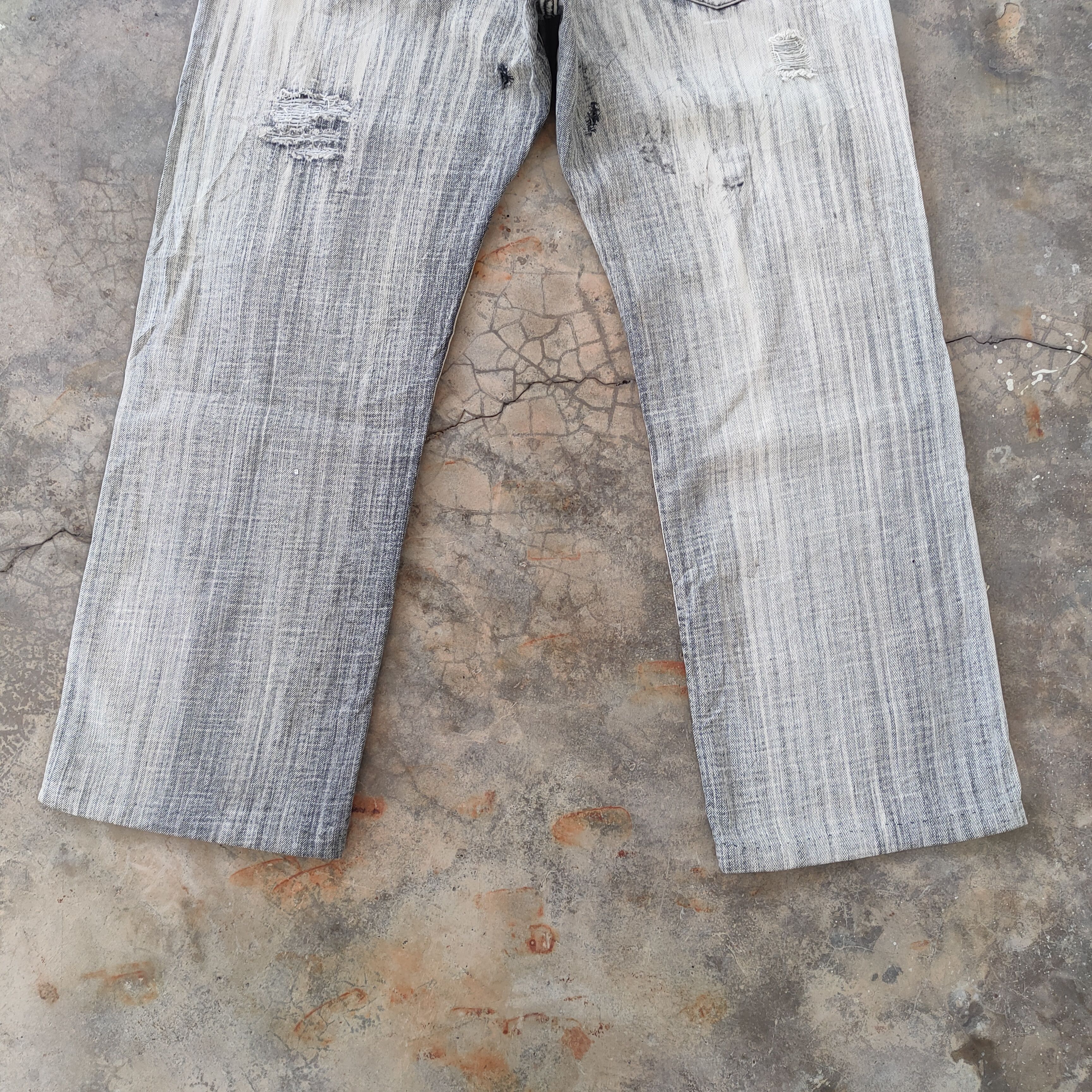 Japanese Brand W34 VINTAGE JAPANESE FADED DISTRESSED JEANS PANTS Size US 34 / EU 50 - 9 Thumbnail