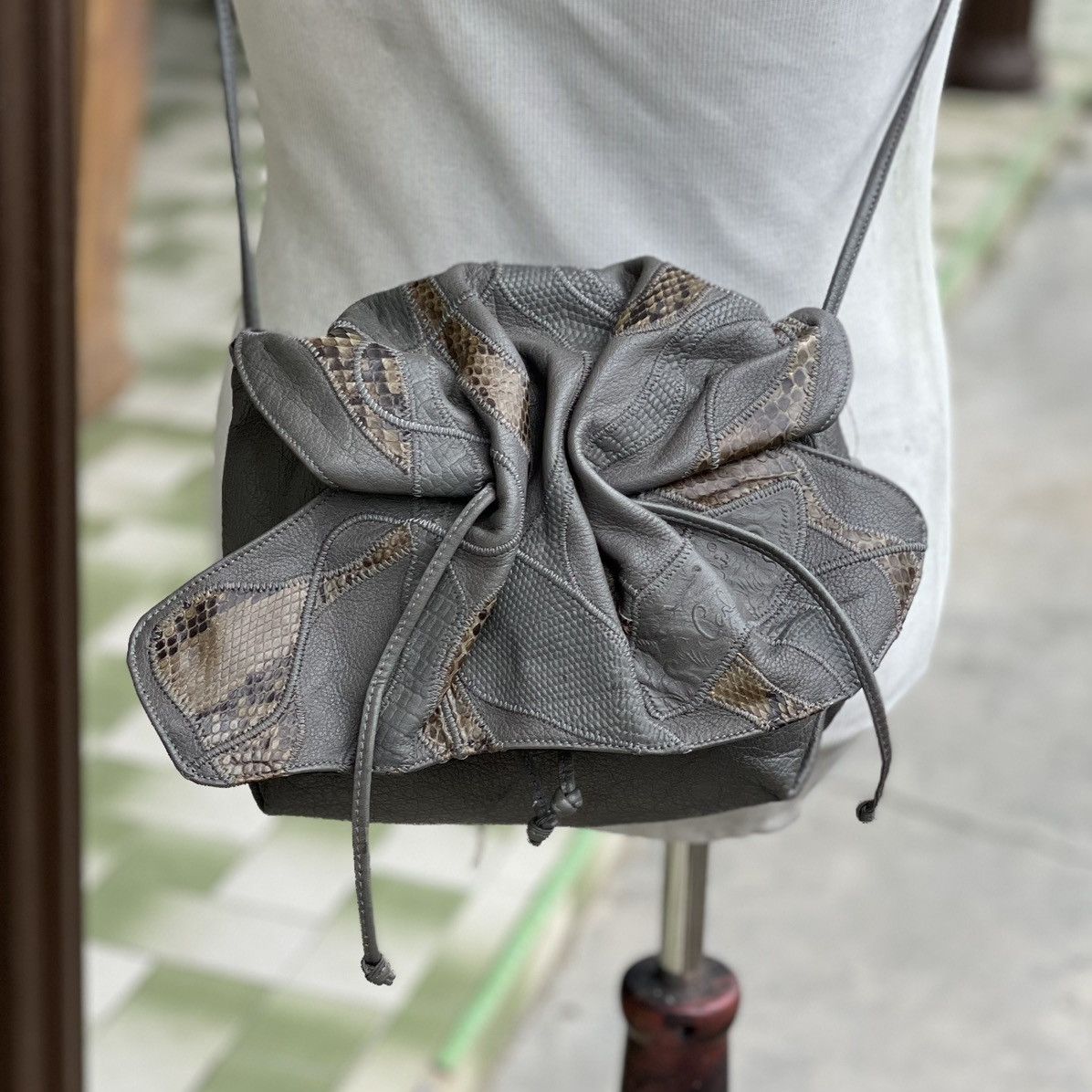 Vintage 🔥 Vintage 80's Carlos Falchi Butterfly Python Crossbody Size ONE SIZE - 2 Thumbnail