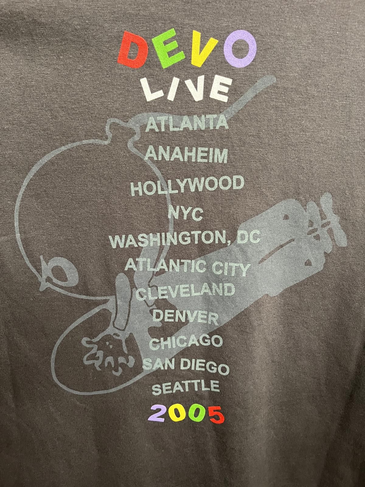 Gildan DEVO Live 2005 - Devo Tour T-shirt Bombs Away - XL Size US XL / EU 56 / 4 - 5 Thumbnail