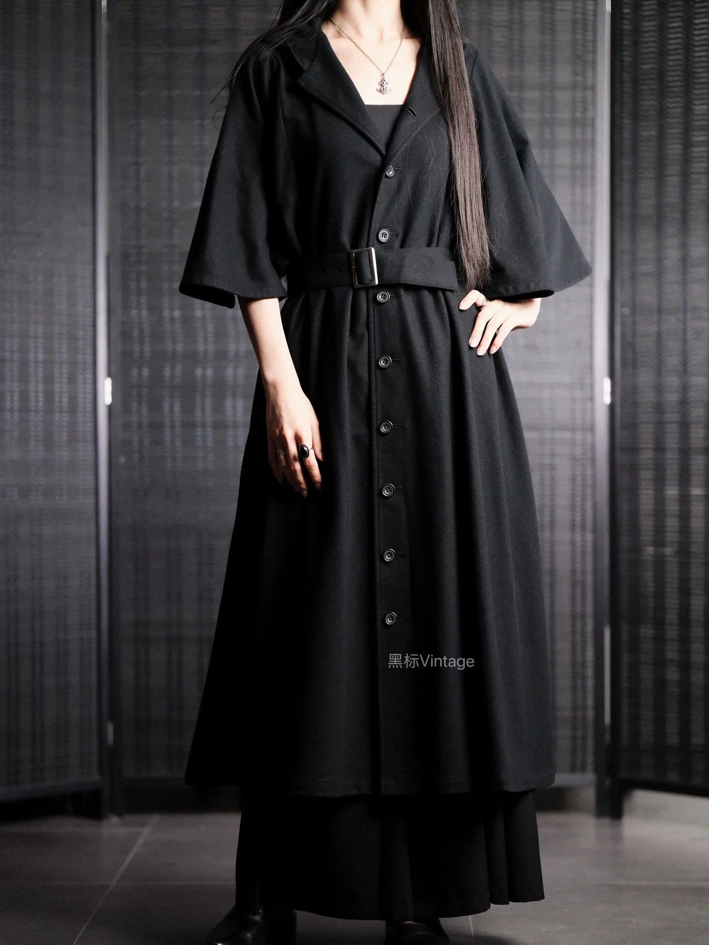 Yohji Yamamoto Yohji Yamamoto 98ss Archive Cape-Sleeve Coat Women's Size ONE SIZE - 1 Thumbnail