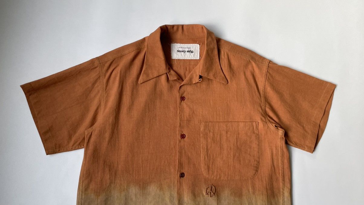 Story Mfg. Orange ‘Peace Tie Dye’ Print Shirt Size US S / EU 44-46 / 1 - 2 Thumbnail