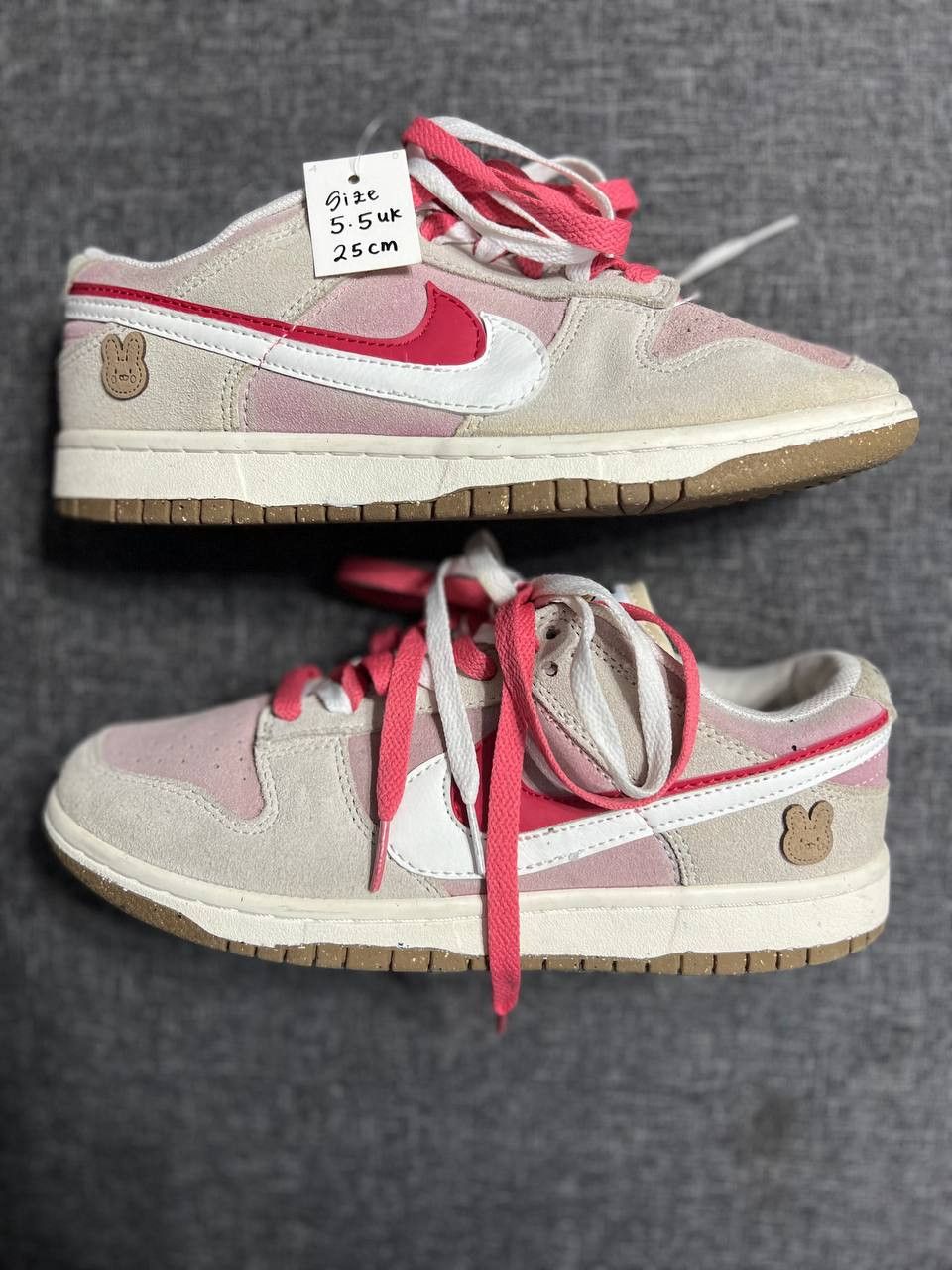 Nike Nike Dunk Low SE '85' Double Swoosh Grey Pink Size US 8 / IT 38 - 1 Thumbnail