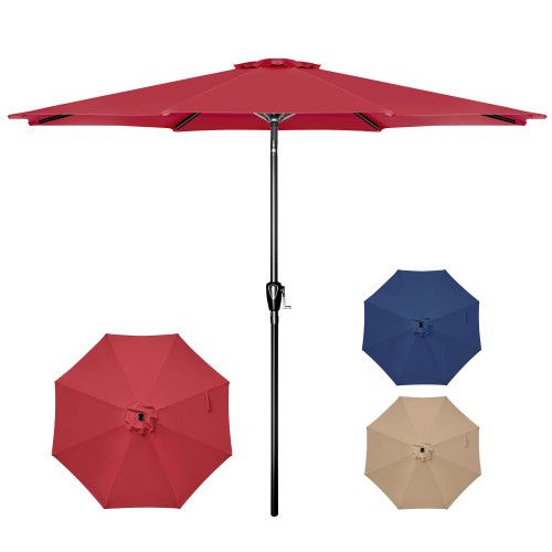 Designer × Homemade 10' Patio Umbrella Outdoor Table Market Yard Umbrella with P Size US L / EU 52-54 / 3 - 1 Thumbnail
