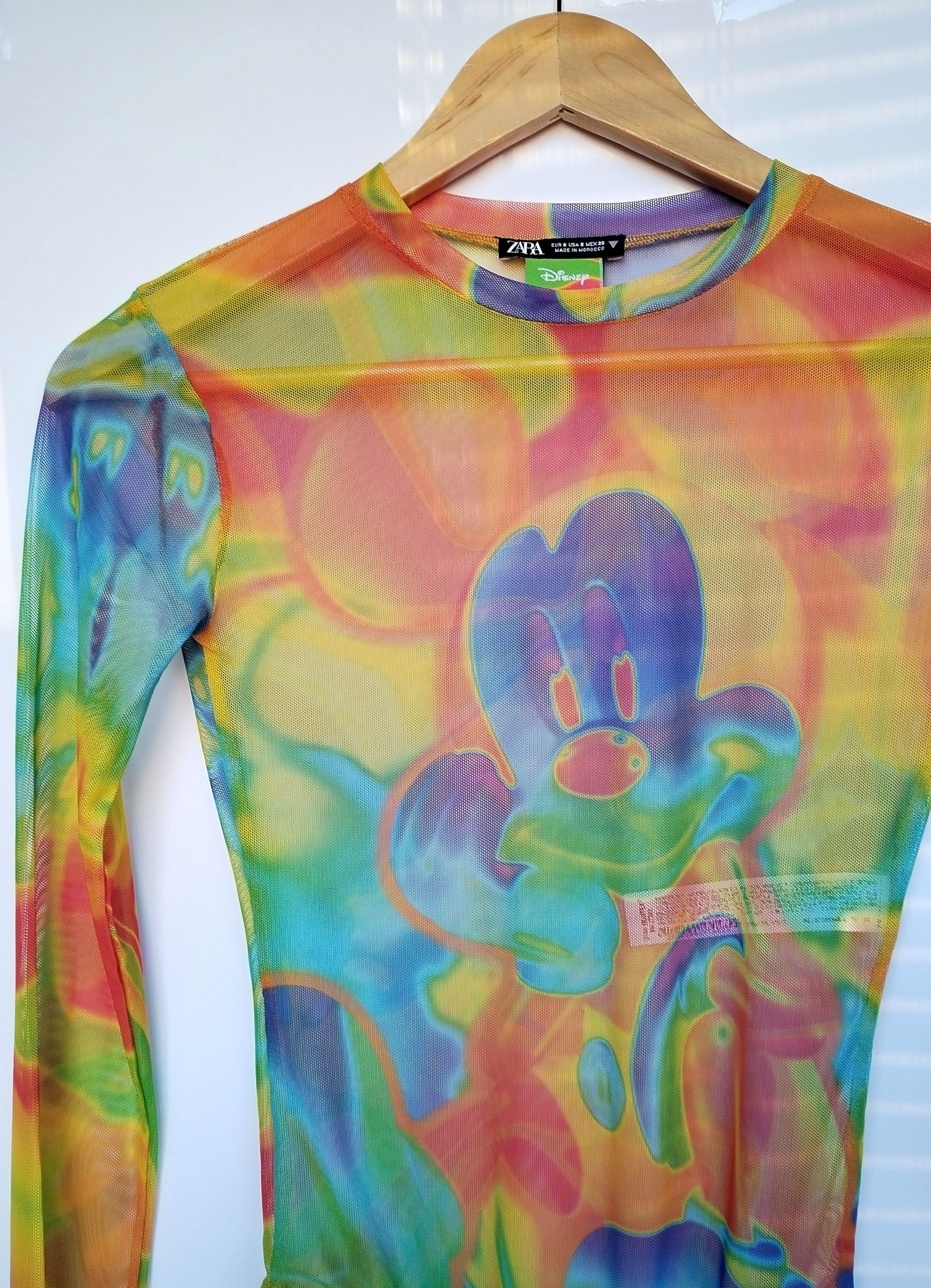 Disney Mickey Mouse Y2K mesh bodysuit Size S / US 4 / IT 40 - 17 Thumbnail