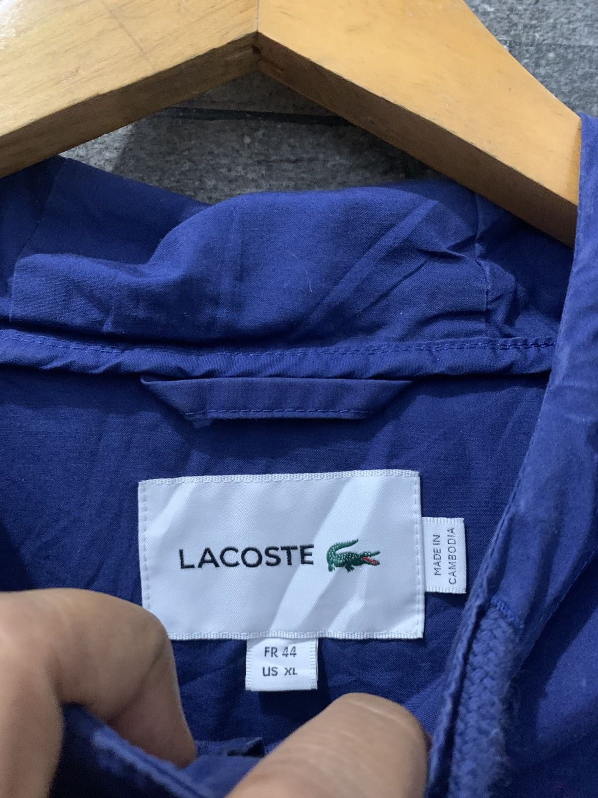 Lacoste Lacoste Big Pocket Half Button Jacket Size US XL / EU 56 / 4 - 4 Thumbnail
