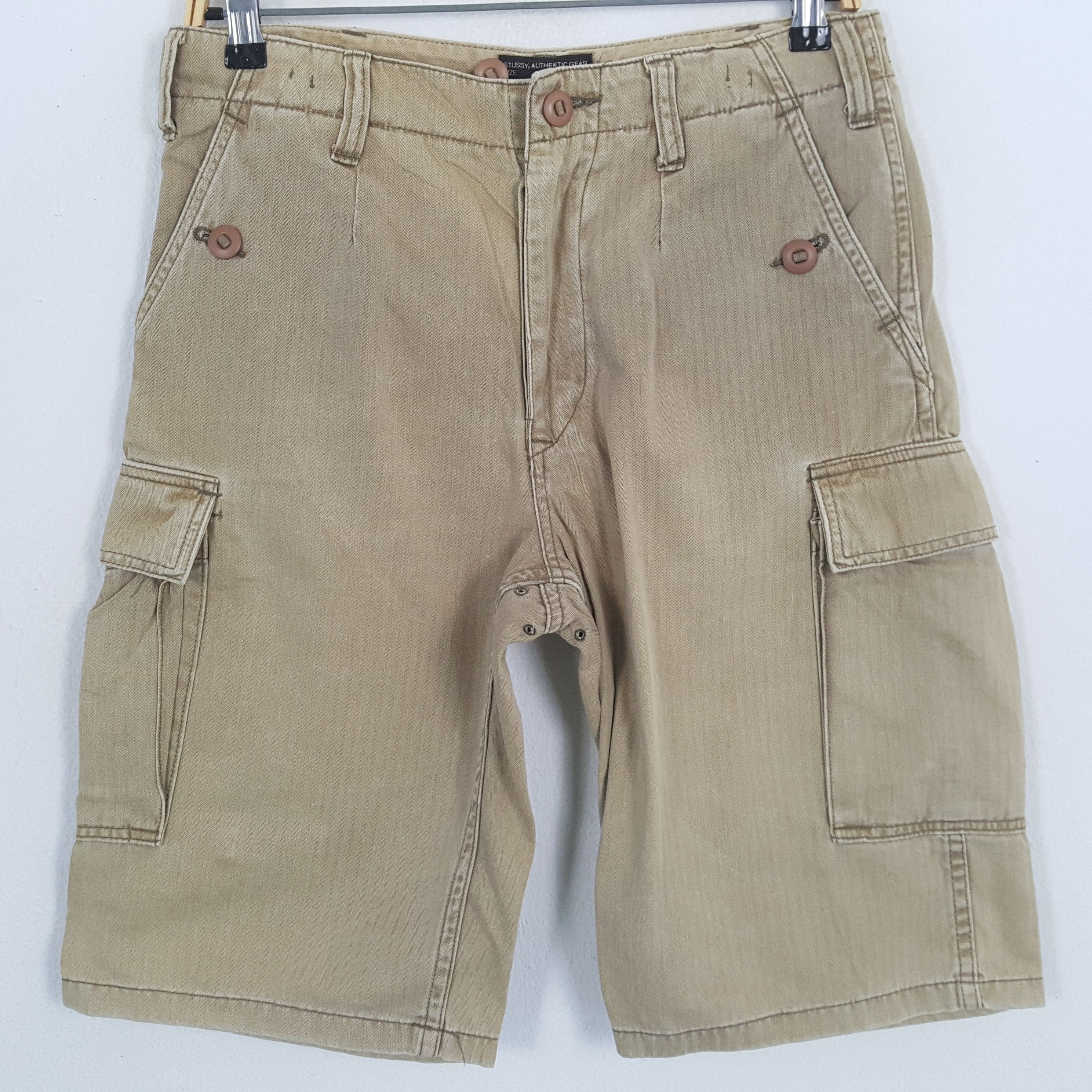 Stussy × Vintage Vintage STUSSY American Streetwear Skateboard Shorts Pants Size US 30 / EU 46 - 4 Thumbnail