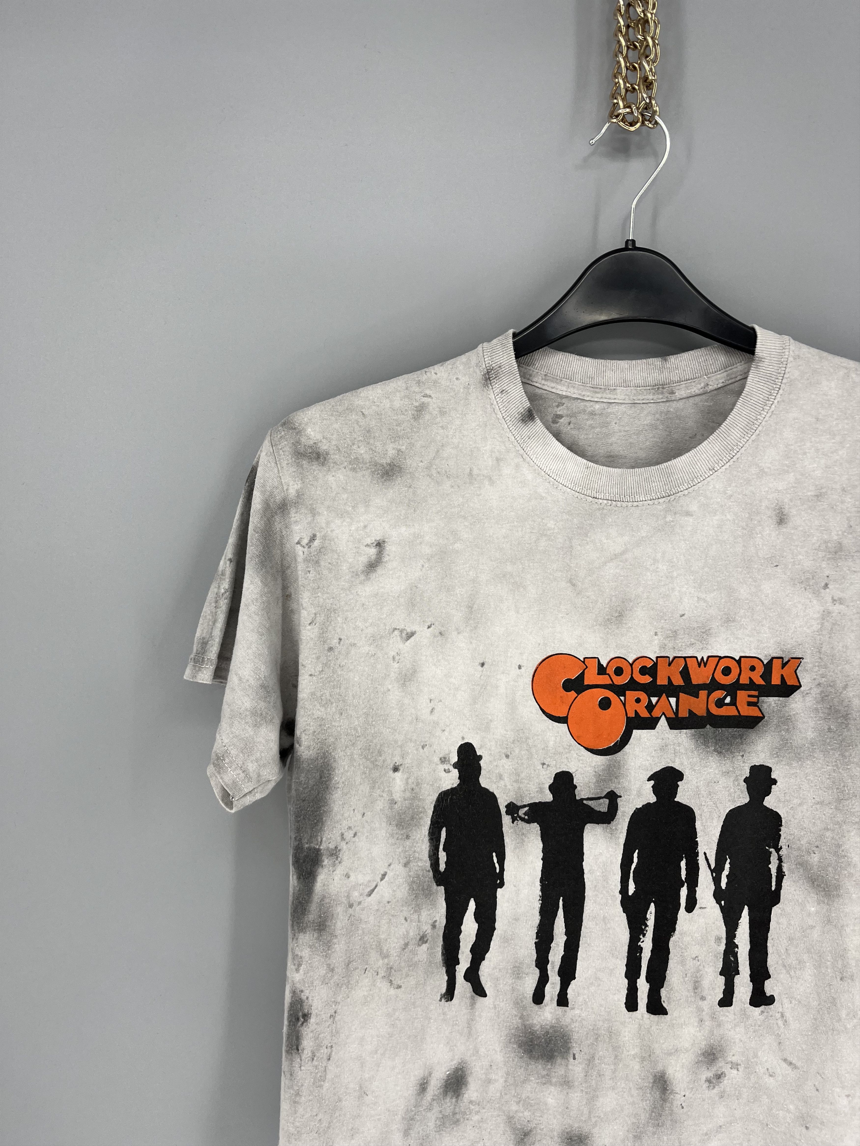 Band Tees × Vintage Vintage Y2K Clockwork Orange Dead Face Horror Tee Size US M / EU 48-50 / 2 - 4 Thumbnail