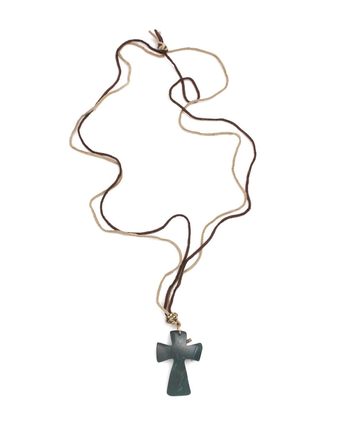Hysteric Glamour 2000S JAPANESE MADE TERRA TEAL CROSS NECKLACE Size ONE SIZE - 1 Thumbnail