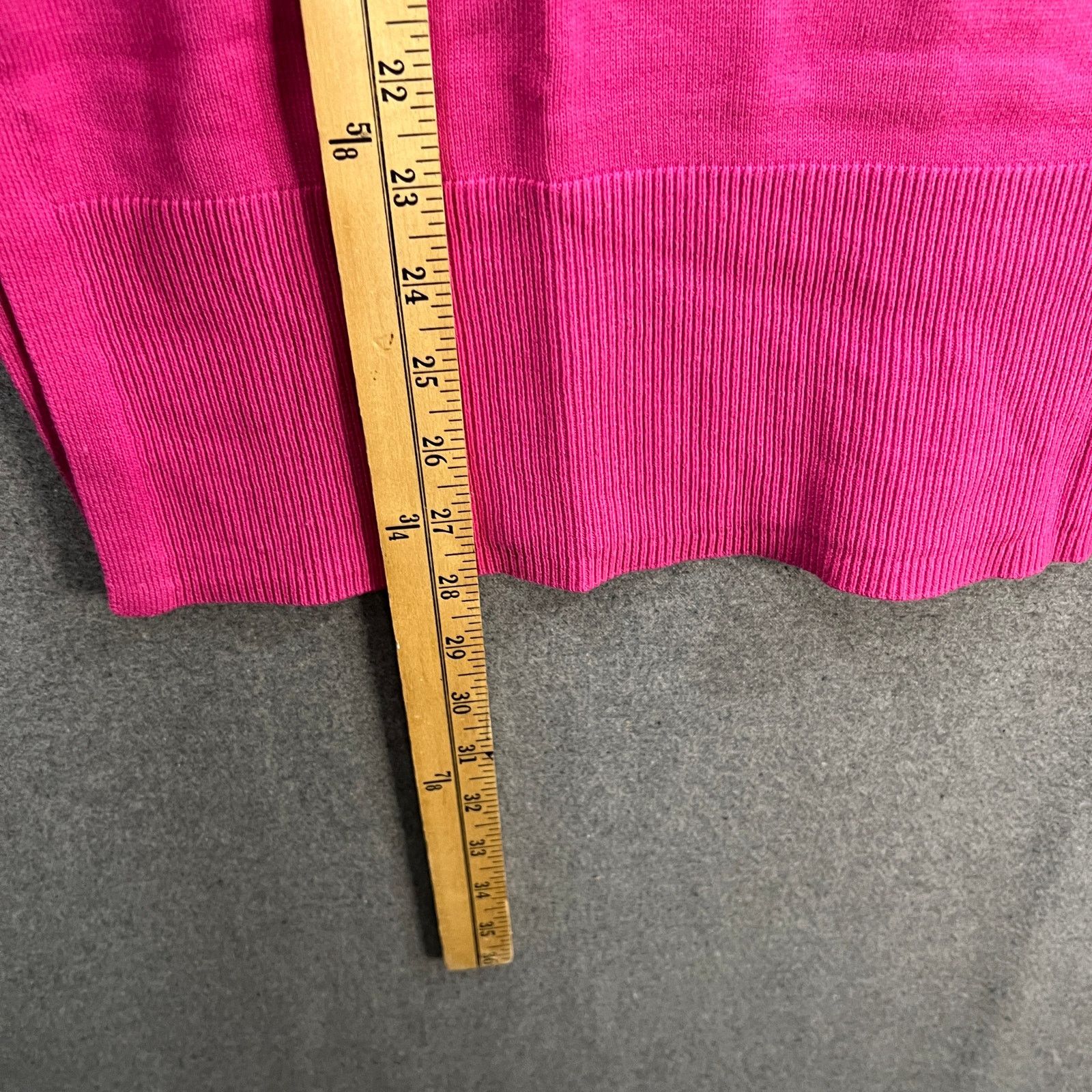 Other J Jason Wu Fine Gauge Tunic Sweater Raspberry Rose, X-Small Size XS / US 0-2 / IT 36-38 - 4 Thumbnail