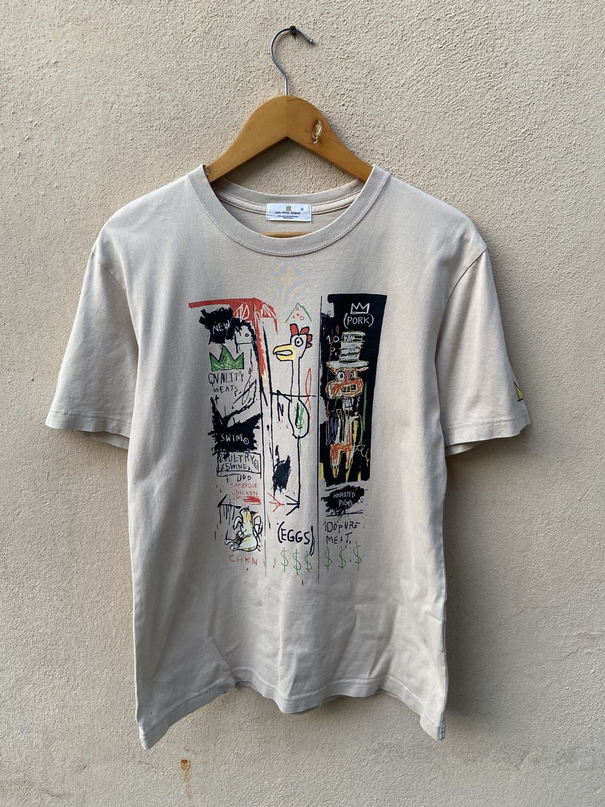 Jean-Michel Basquiat 🔥 Vintage Jean Mitchel Basquiat t shirt modern art Size US M / EU 48-50 / 2 - 2 Thumbnail