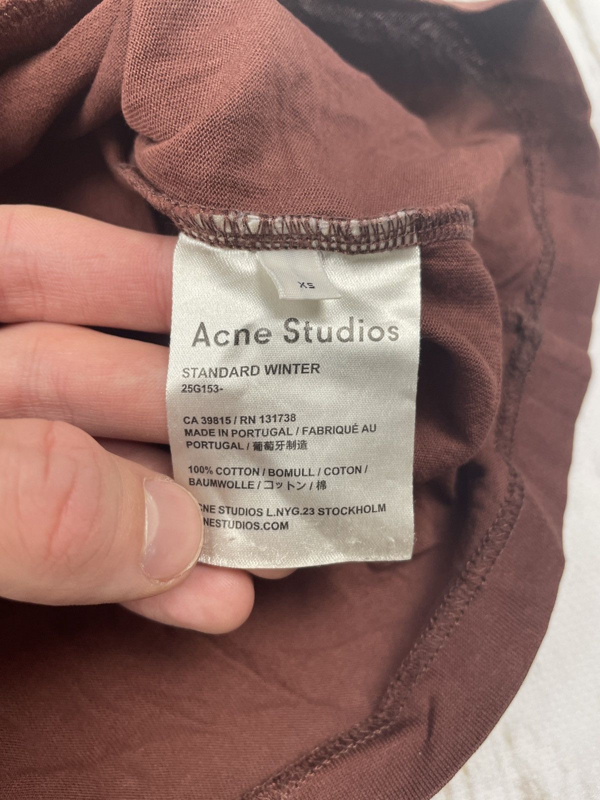 Acne Studios Acne Studios Basic T-Shirt Japanese Size US S / EU 44-46 / 1 - 5 Thumbnail