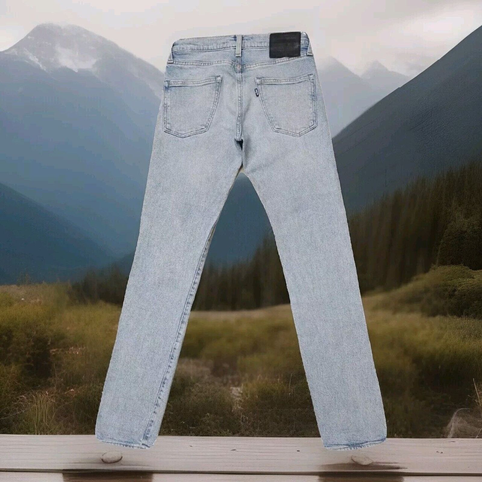 Levi's Levi’s Made And Crafted LMC 511 Light Indigo Selvedge 28×31 Size US 28 / EU 44 - 4 Thumbnail