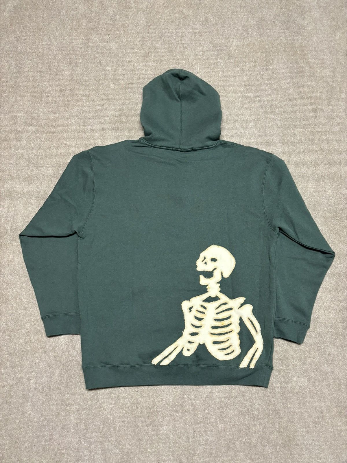 Custom Rare Streetwear Flamanti Evergreen Skeleton Hoodie Size XL Grailed