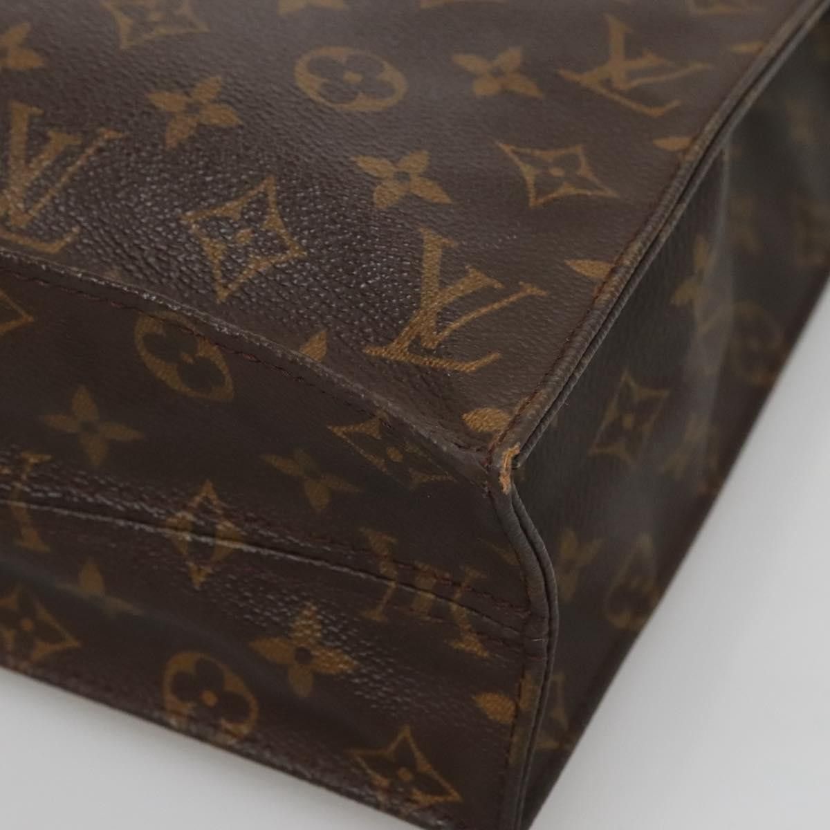 Louis Vuitton LOUIS VUITTON Monogram Sac Plat Hand Bag M51140 Size ONE SIZE - 9 Thumbnail