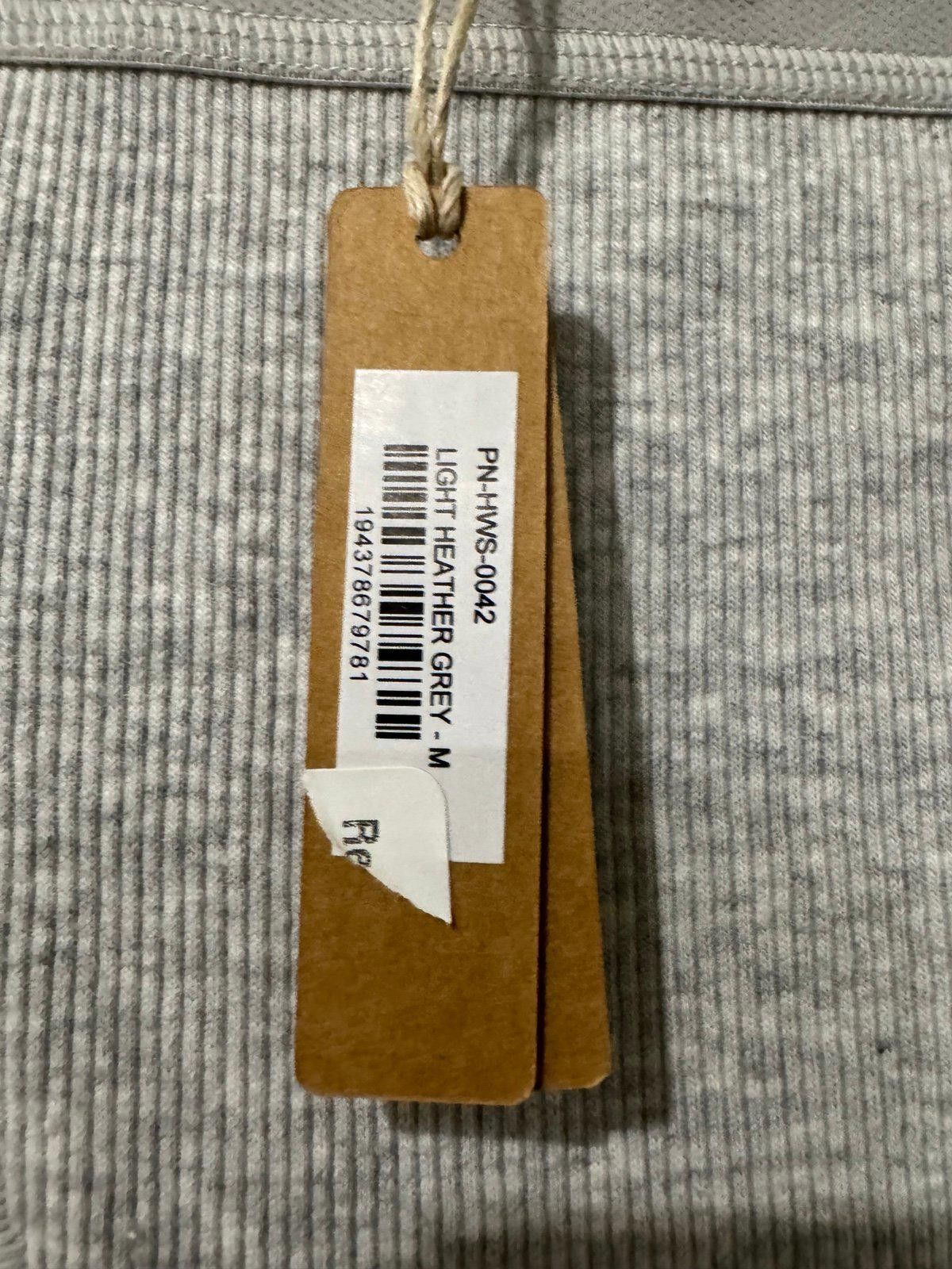 Kim Kardashian Skims Cotton Rib Boxer Light Heather Grey Size ONE SIZE - 4 Thumbnail