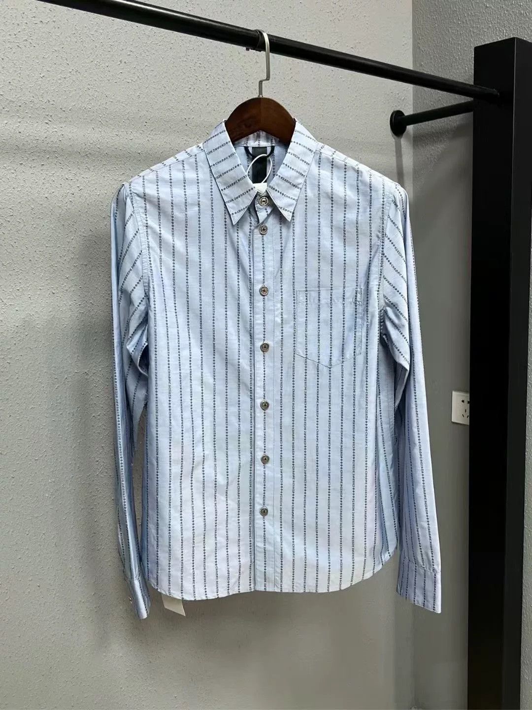Chrome Hearts Chrome Hearts New Silver Buckle All-Over Print Shirt Size US M / EU 48-50 / 2 - 1 Thumbnail