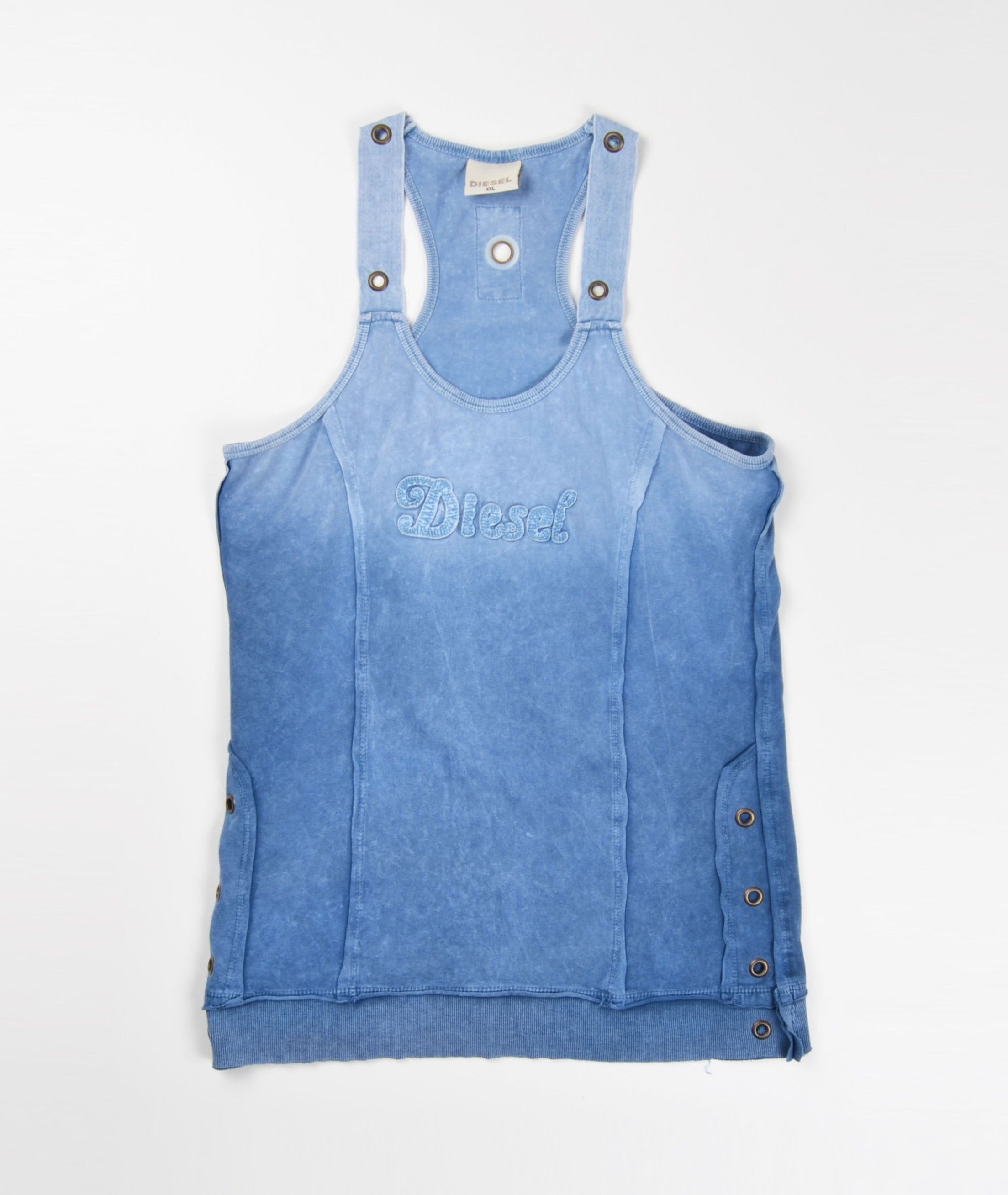 トップス DIESEL Wally Tank grunge punk d logo y2k Wally logo トップス grunge y2k d Tank punk DIESEL