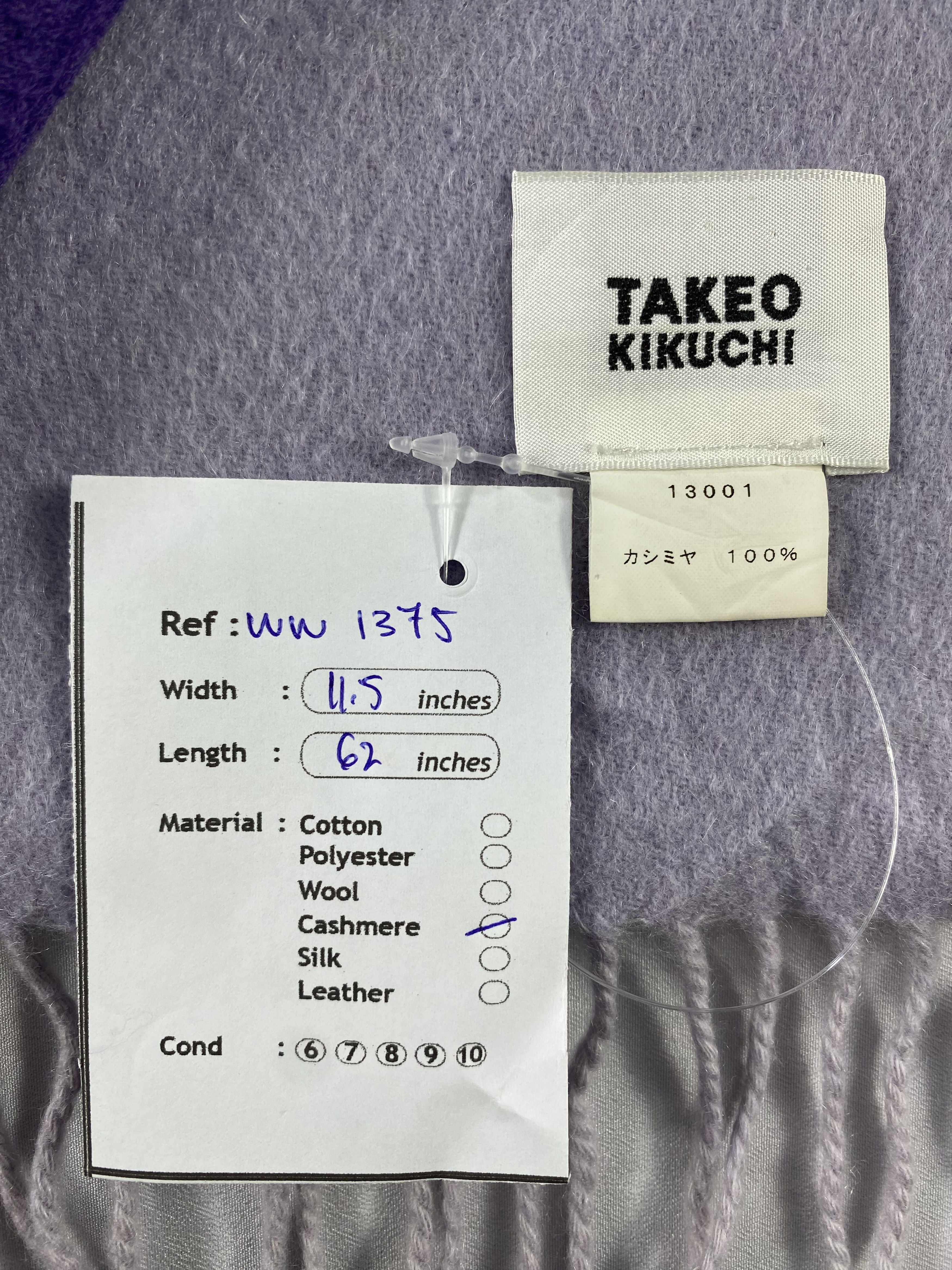 Takeo Kikuchi × Vintage Takeo Kikuchi Scarf / Muffler / Neckwear Size ONE SIZE - 6 Thumbnail