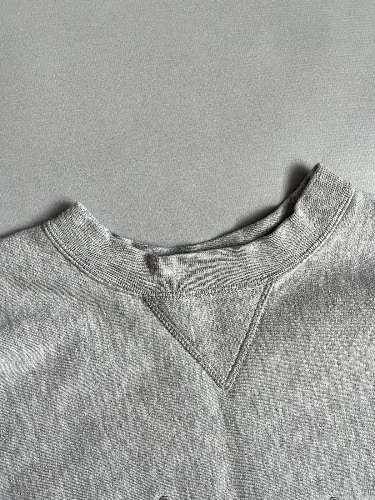 Champion × Vintage Vintage 90s Champion Usa Know How Men Grey Boxy Sweatshirt Size US M / EU 48-50 / 2 - 3 Thumbnail