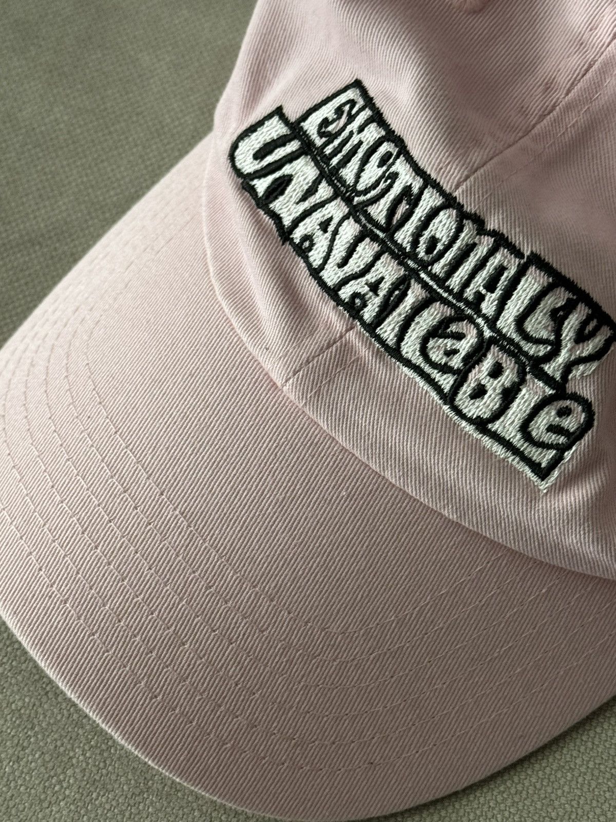 Emotionally Unavailable Emotionally Unavailable Retro Wordmark Hat Size ONE SIZE - 2 Thumbnail