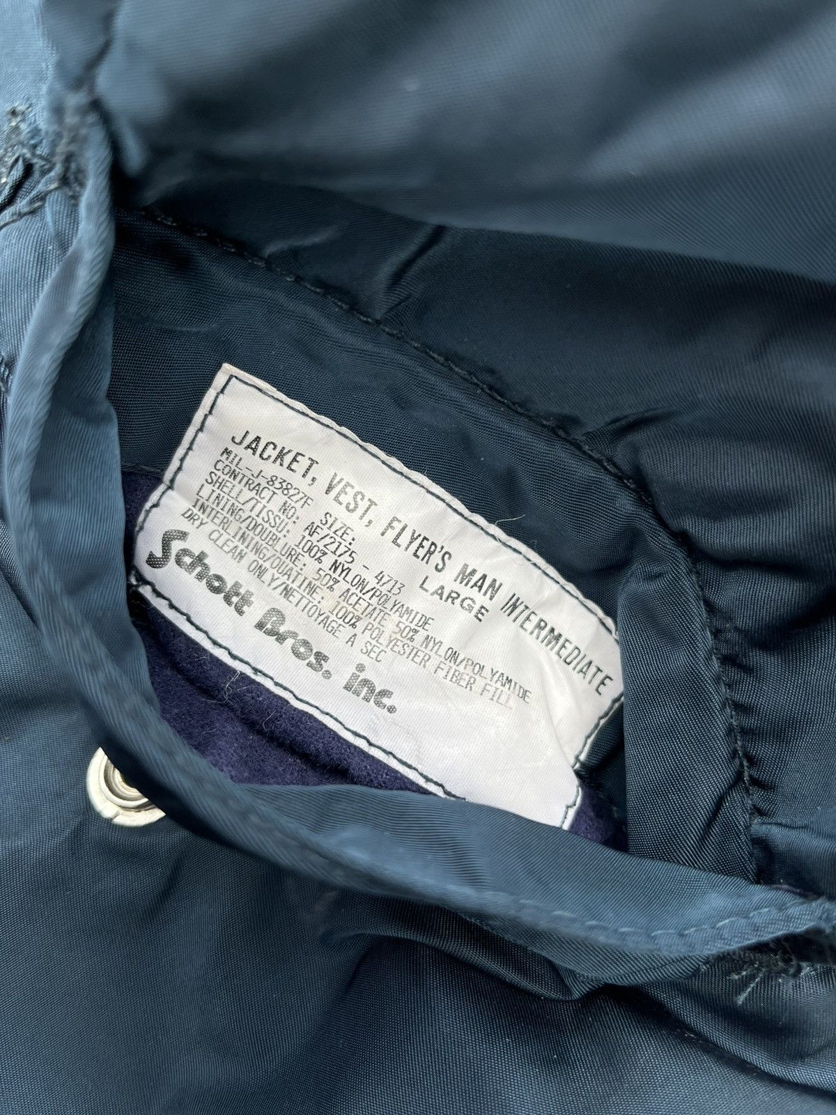 Schott Vintage Schott Bros Inc Bomber Flight Jacket Size US L / EU 52-54 / 3 - 11 Thumbnail