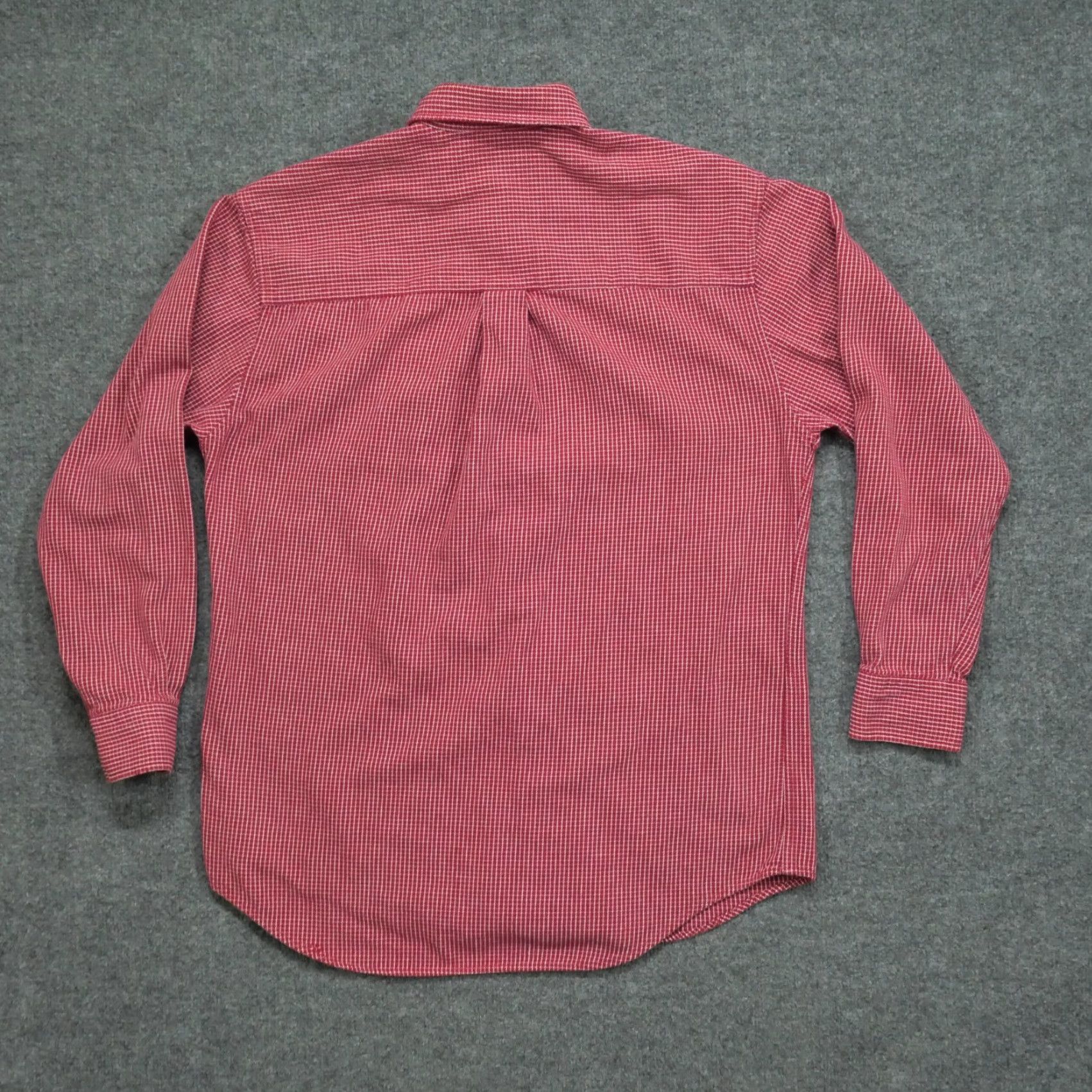 Vintage VINTAGE Sutter & Grant Shirt Mens Medium Red White Houndstooth Heavyweight 90s Size US M / EU 48-50 / 2 - 6 Thumbnail