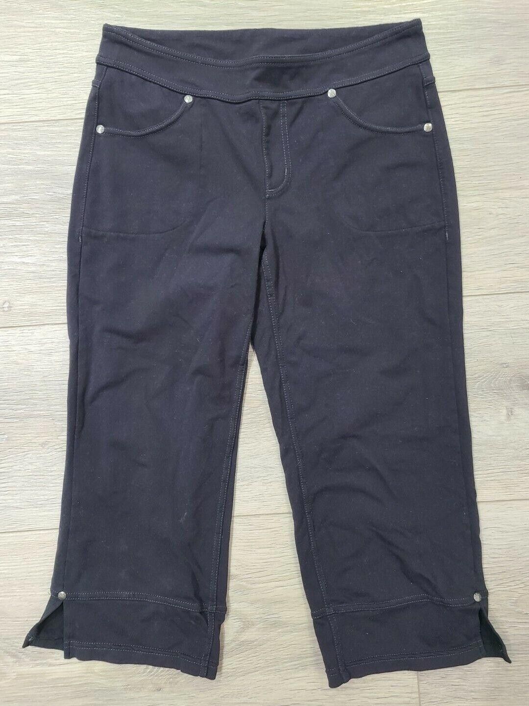 Designer Athleta Capri Pants Small Grey Yoga Pilates Size 28" / US 6 / IT 42 - 1 Thumbnail