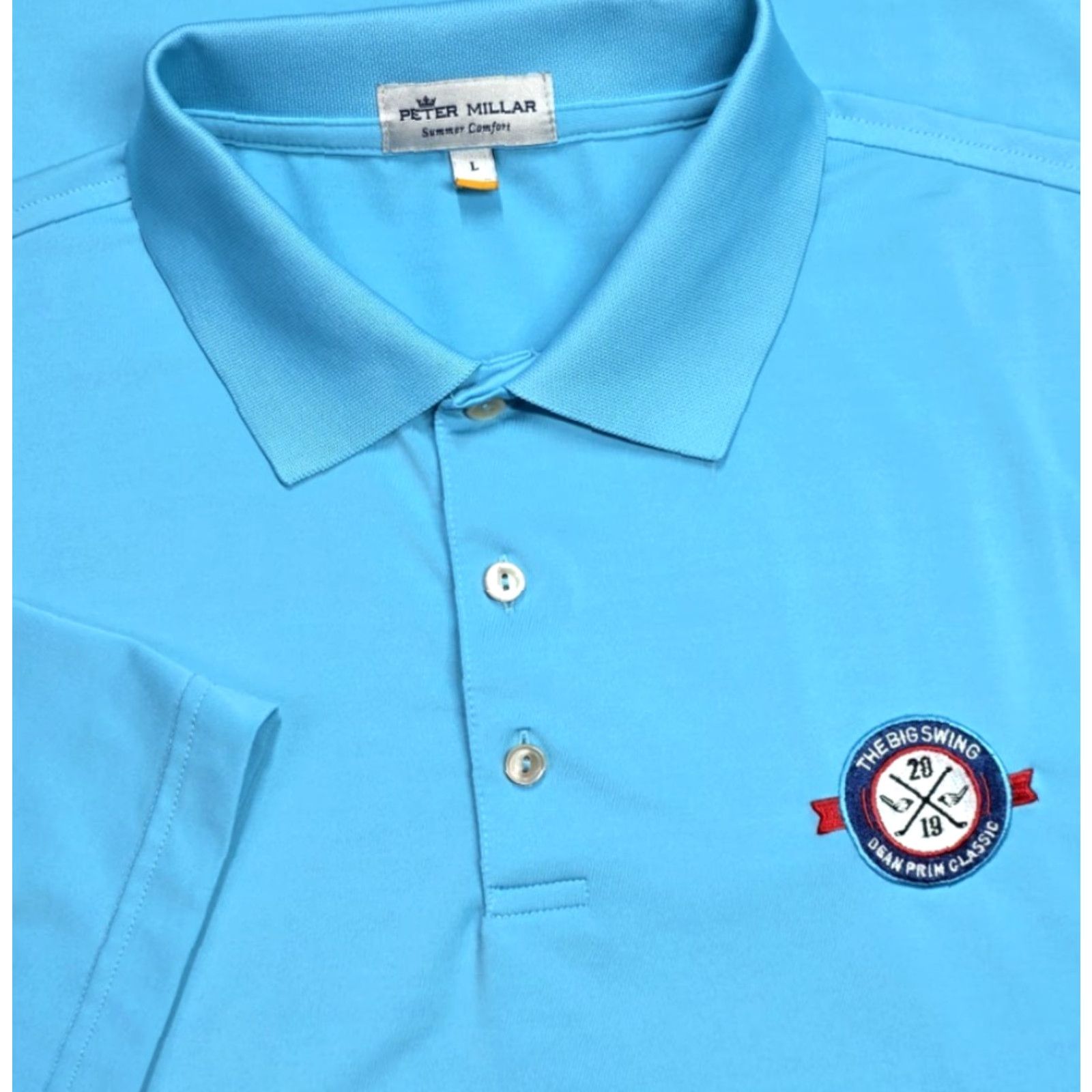 Peter Millar Peter Millar Summer Comfort Polo Men L Blue Dean Prim Big Swing Size US L / EU 52-54 / 3 - 2 Thumbnail