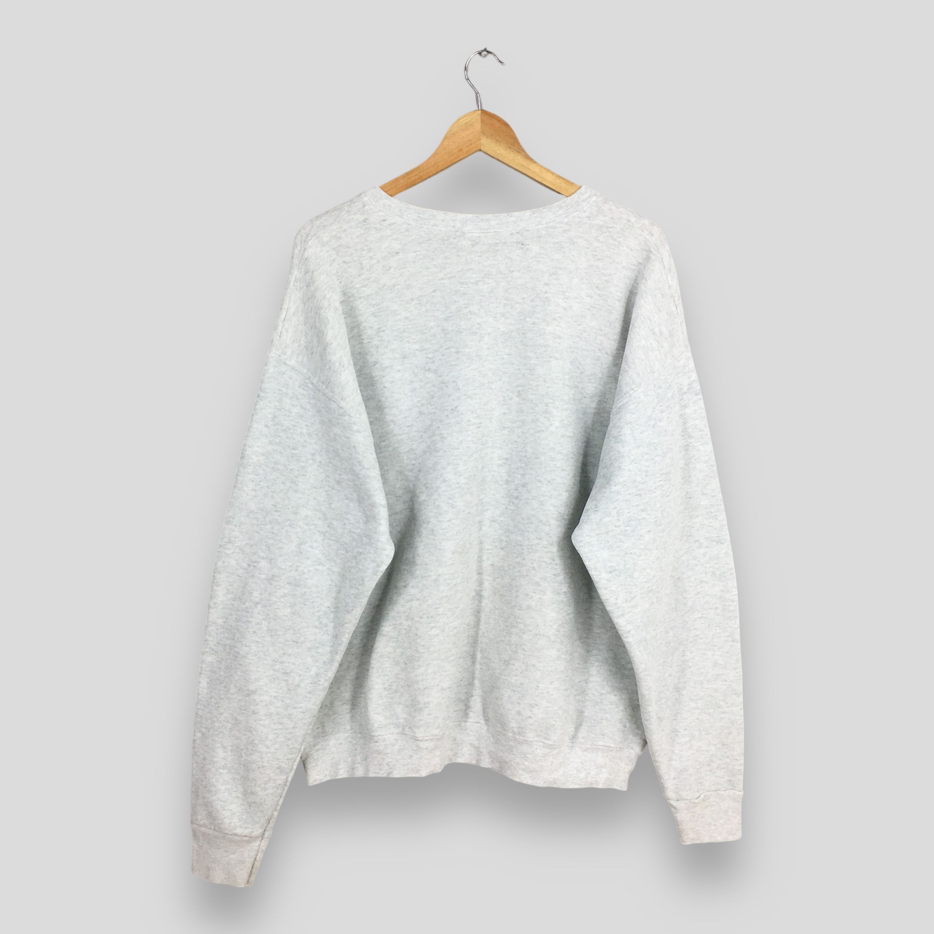 Fruit Of The Loom × NFL × Vintage Vintage 90s Miami Dolphins NFL Gray Sweatshirt XLarge Size US XL / EU 56 / 4 - 8 Thumbnail